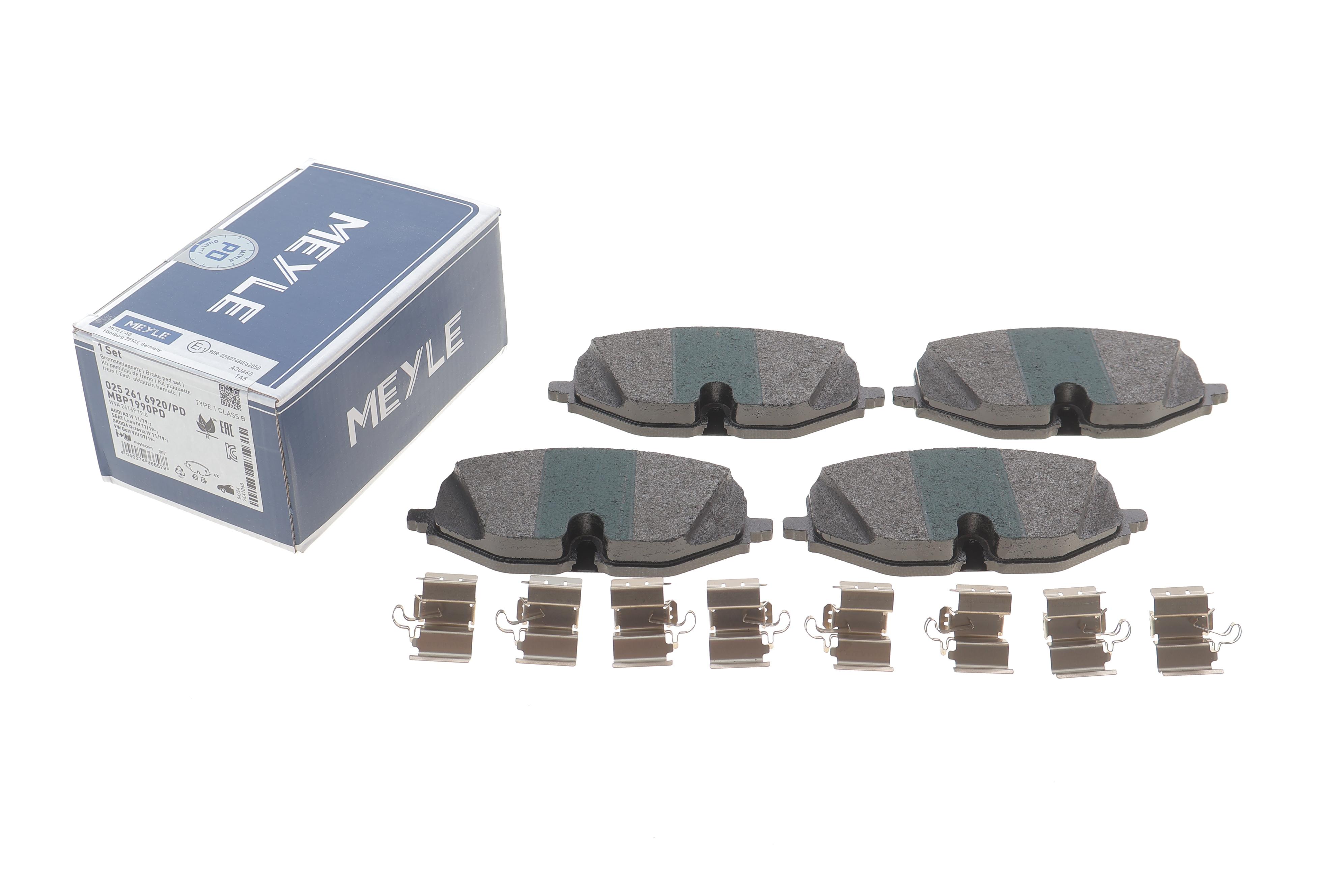 Колодки гальмівні (передні) Audi A3/Skoda Octavia/Seat Leon/VW Golf VIII 19-