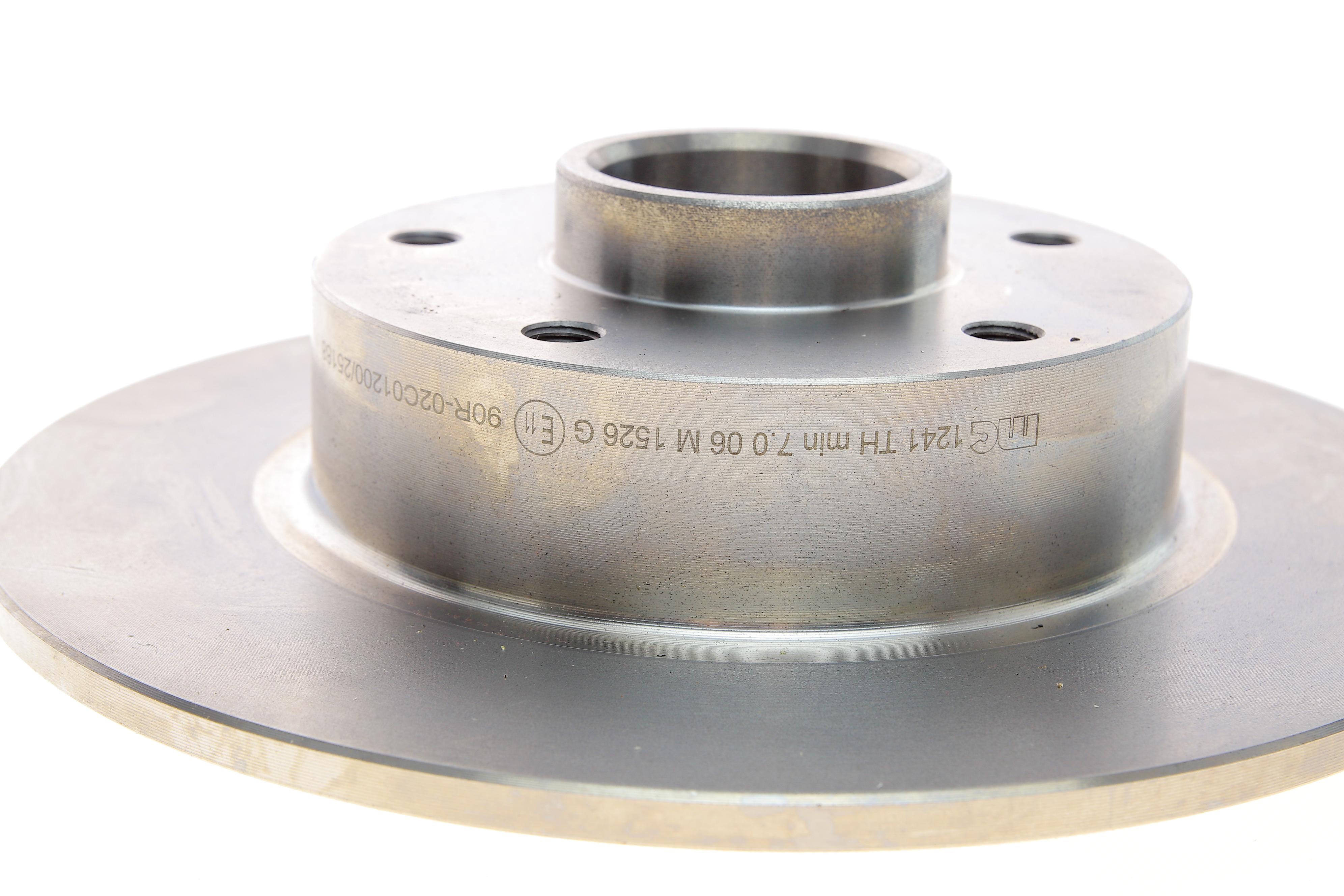 Диск гальмівний (задній) Renault Megane III/Scenic III 08- (260x8)(з підшипником)(+ABS)(d ступ.=54.9)