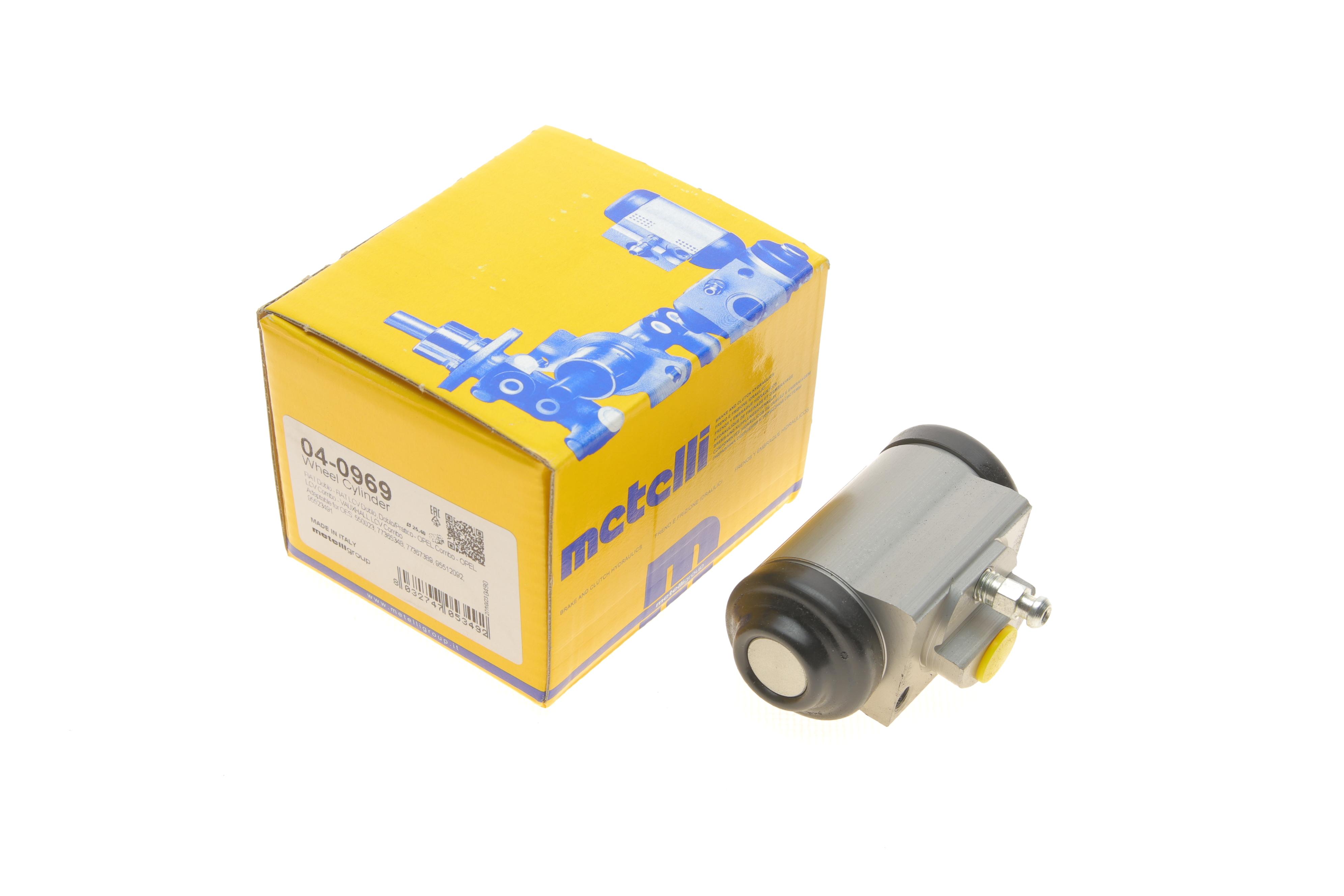 Циліндр гальмівний (задній) Fiat Doblo 10-/Opel Combo 12-