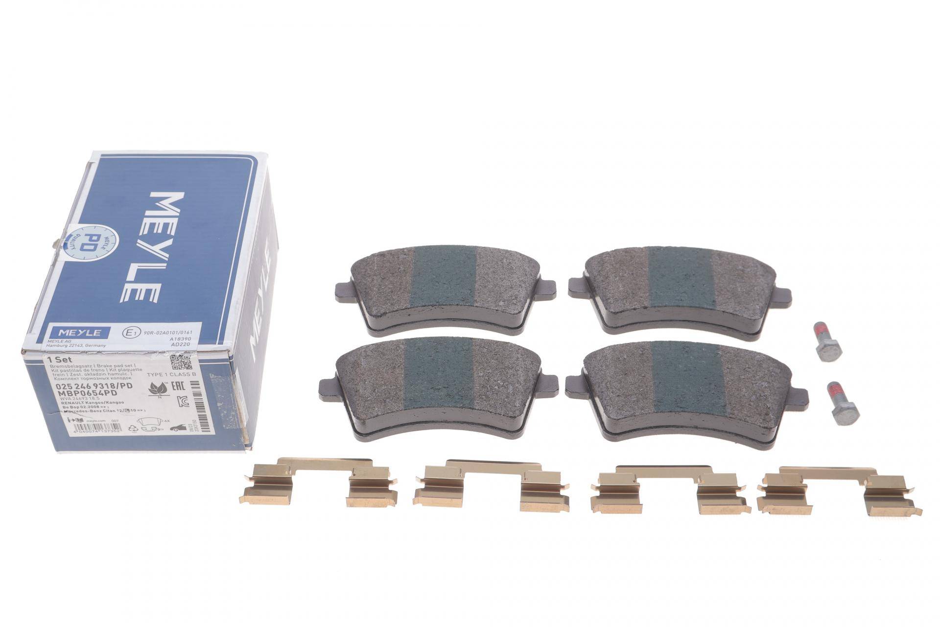 Колодки гальмівні (передні) Renault Kangoo 08-