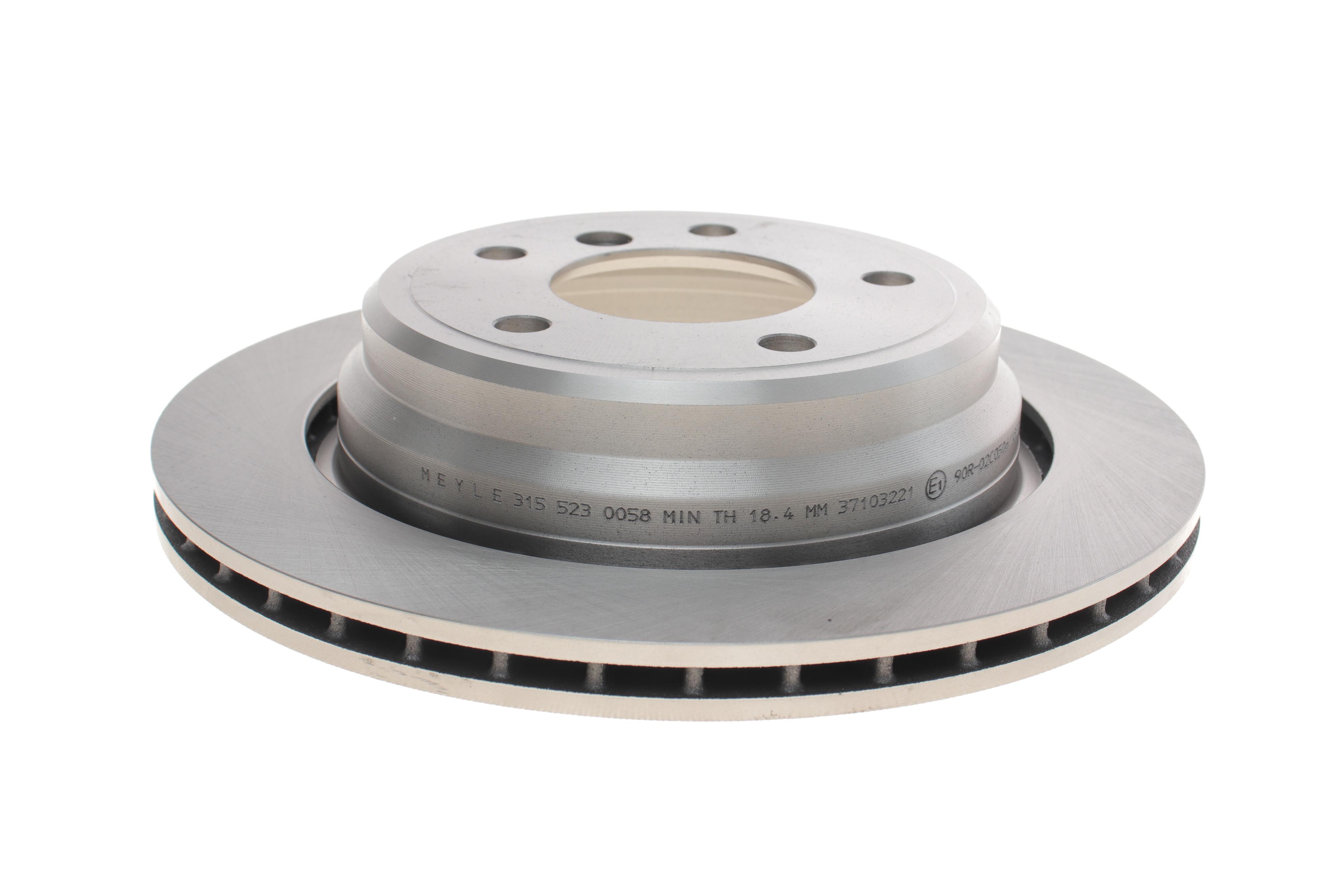 Диск гальмівний (задній) BMW 5 (E39) 95-03 (298x20)