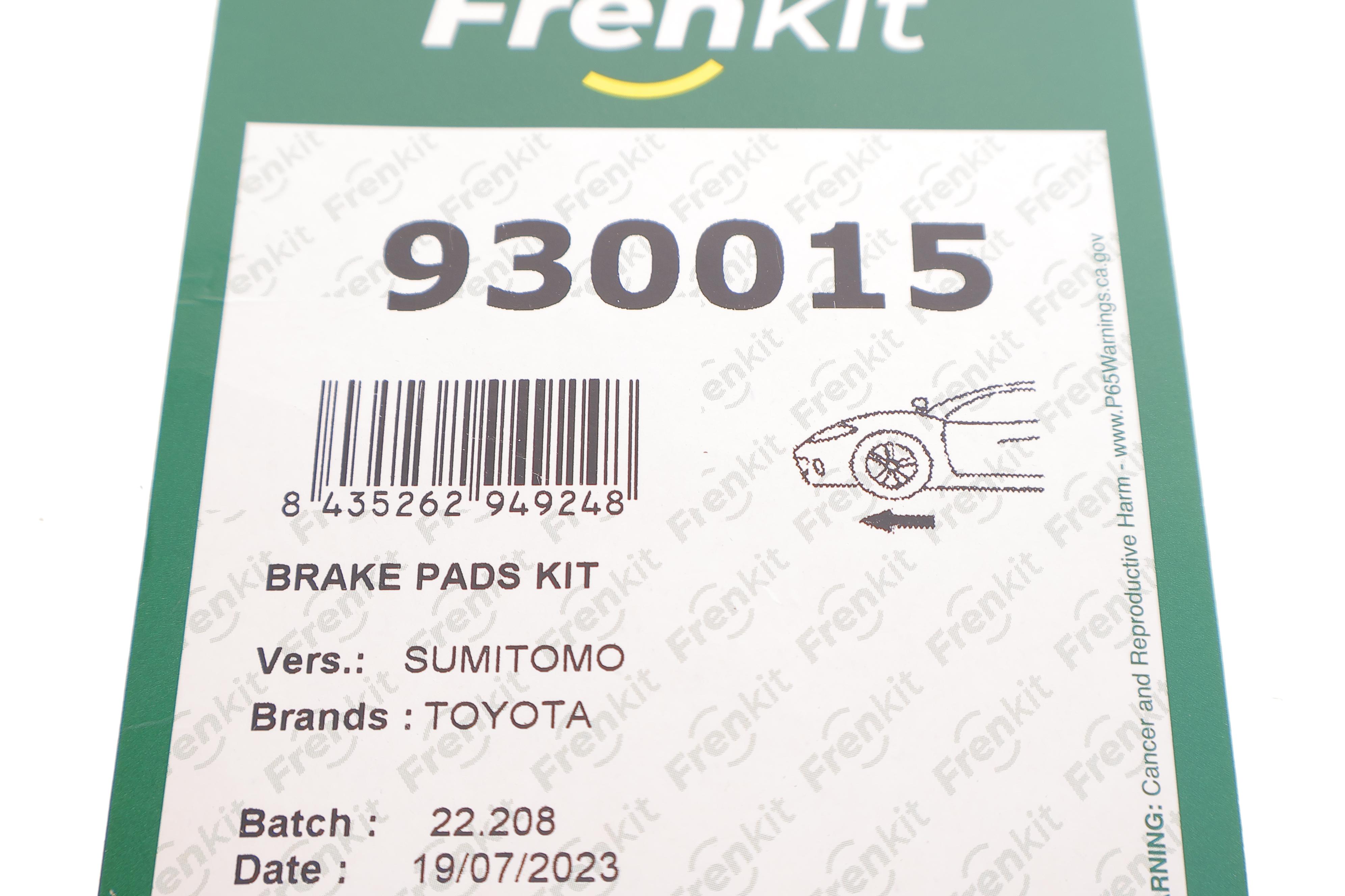 Планка супорта (переднього) прижимна (к-кт) Lexus GX/Toyota Land Cruiser Prado 10- (Sumitomo)