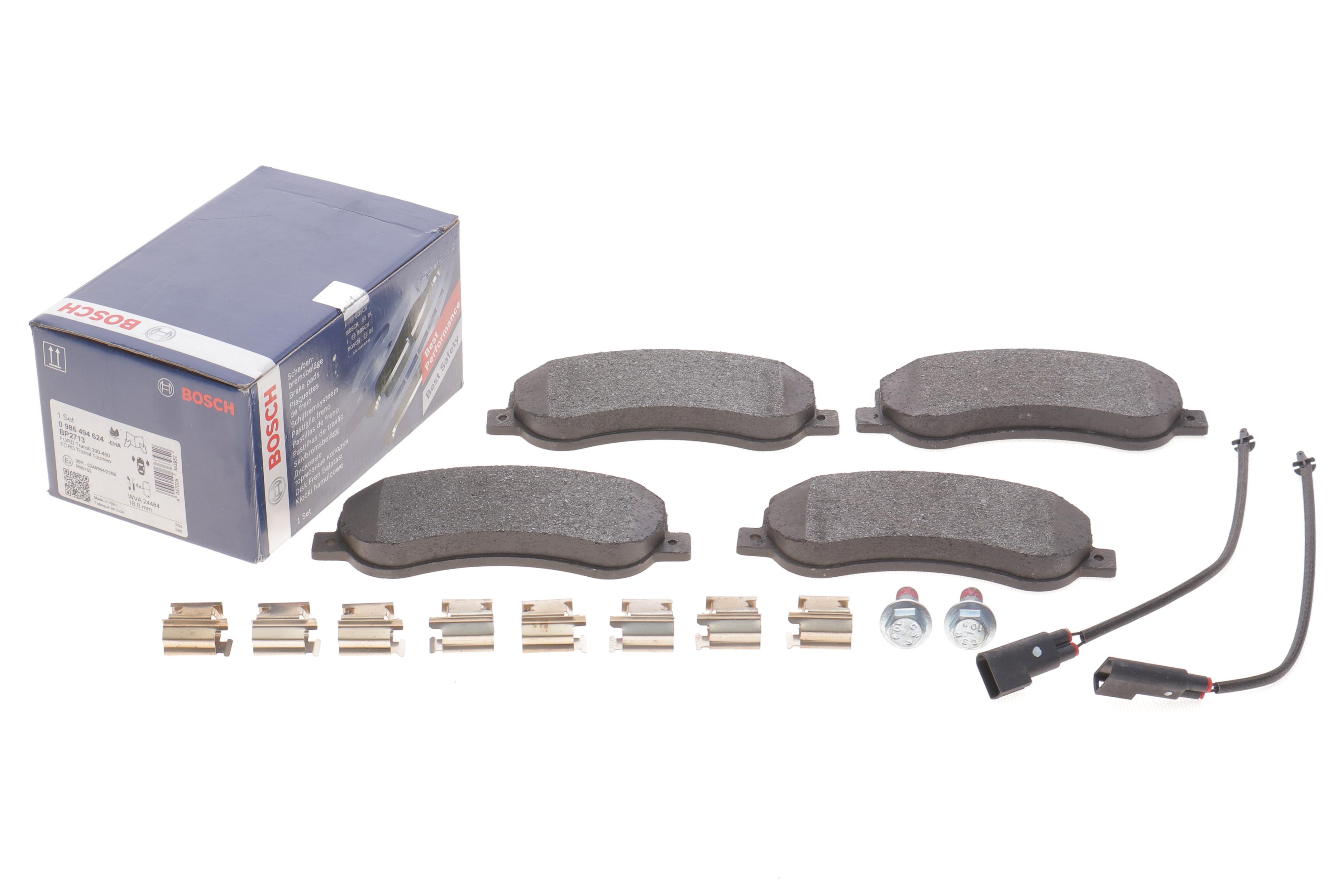 Колодки гальмівні (передні) Ford Transit 06-14/VW Amarok 10- (з датчиками)