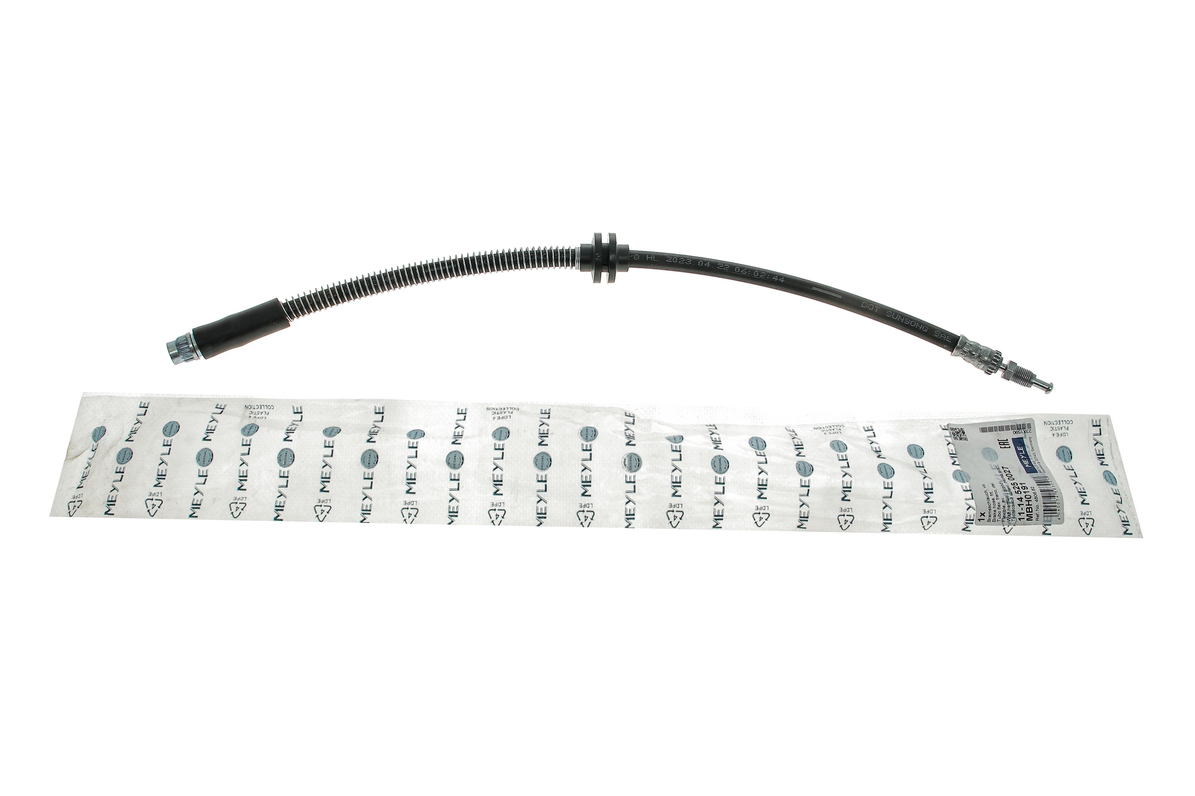 Шланг гальмівний (передній) Fiat Scudo/Peugeot Expert 1.6-2.0/1.9TD 95-07 (L=465mm)