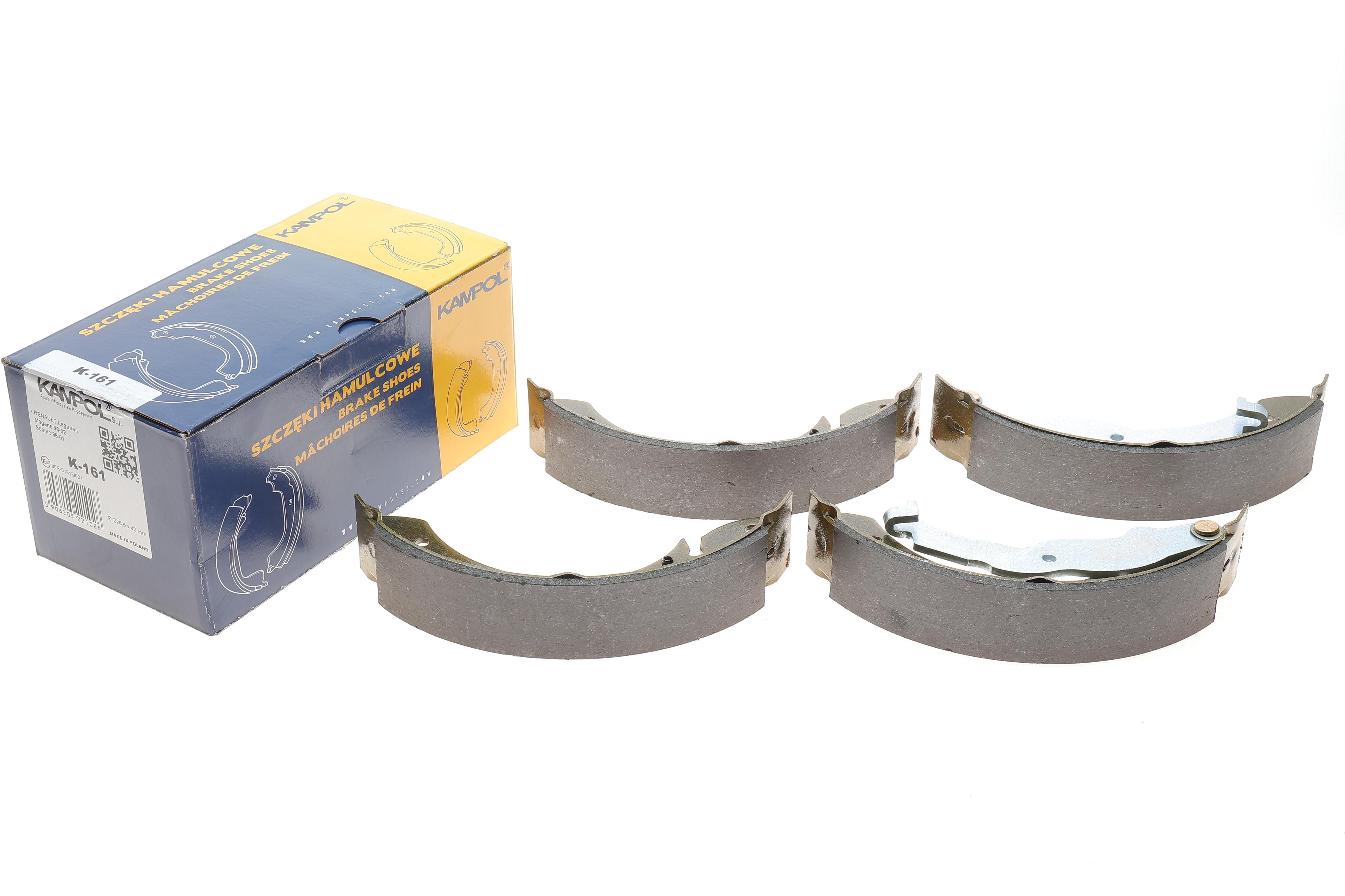 Колодки гальмівні (задні) Renault Scenic/Megane/Laguna 95-03 (барабанні) (228.6x41.5)