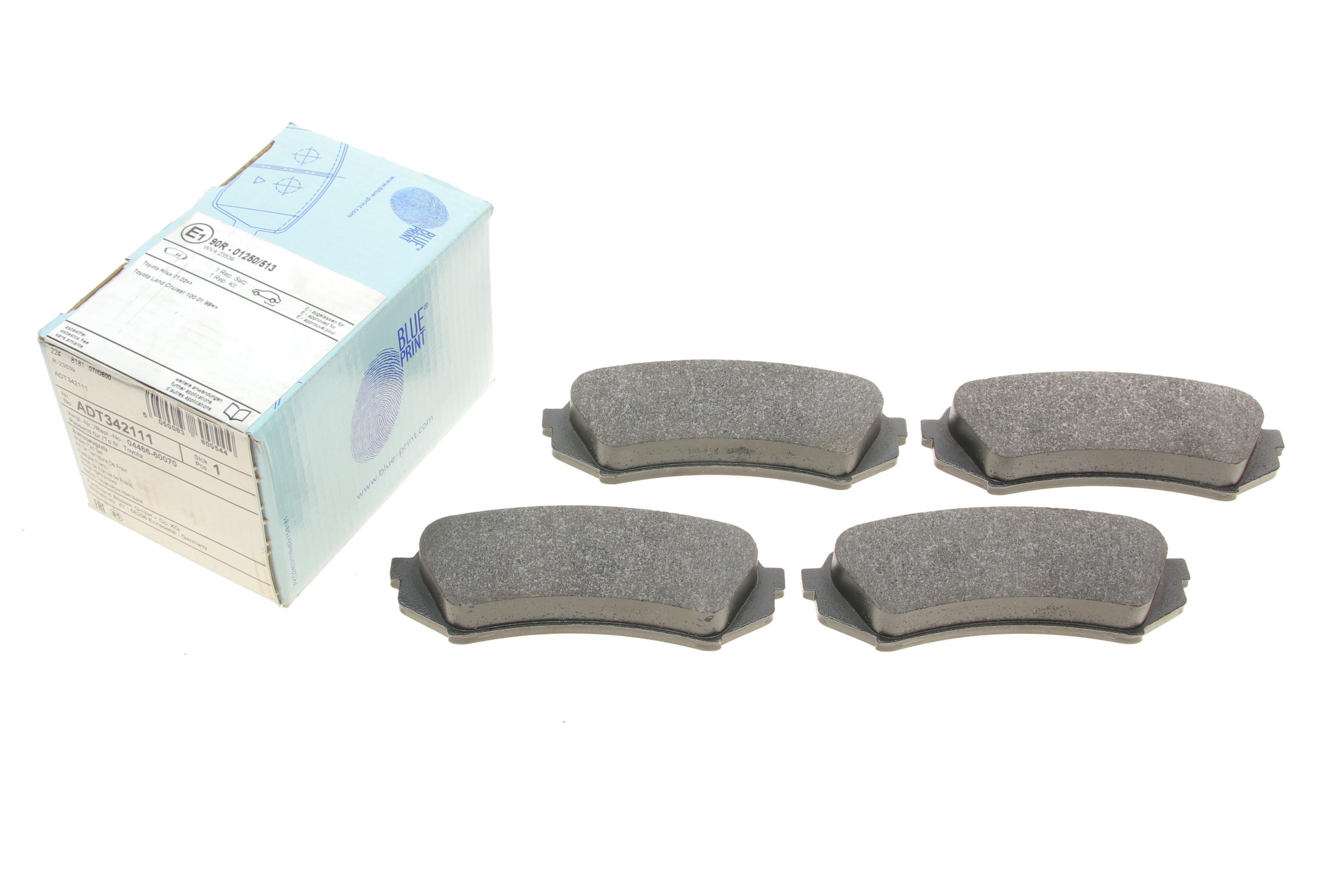 Колодки гальмівні (задні) Toyota Land Cruiser 100 98-07/Lexus LX II 98-08