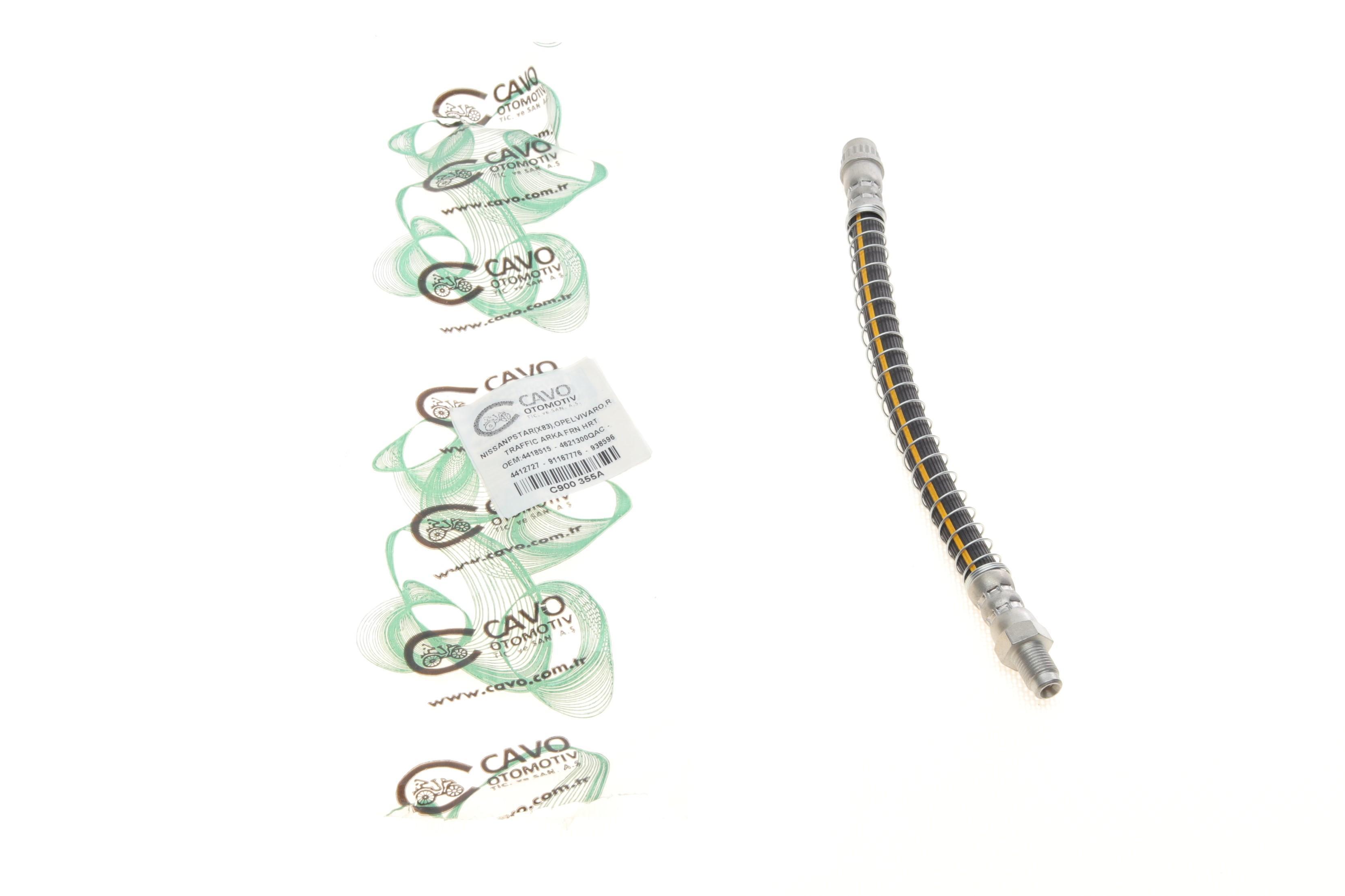 Шланг гальмівний (задній) Renault Trafic/Opel Vivaro 01-