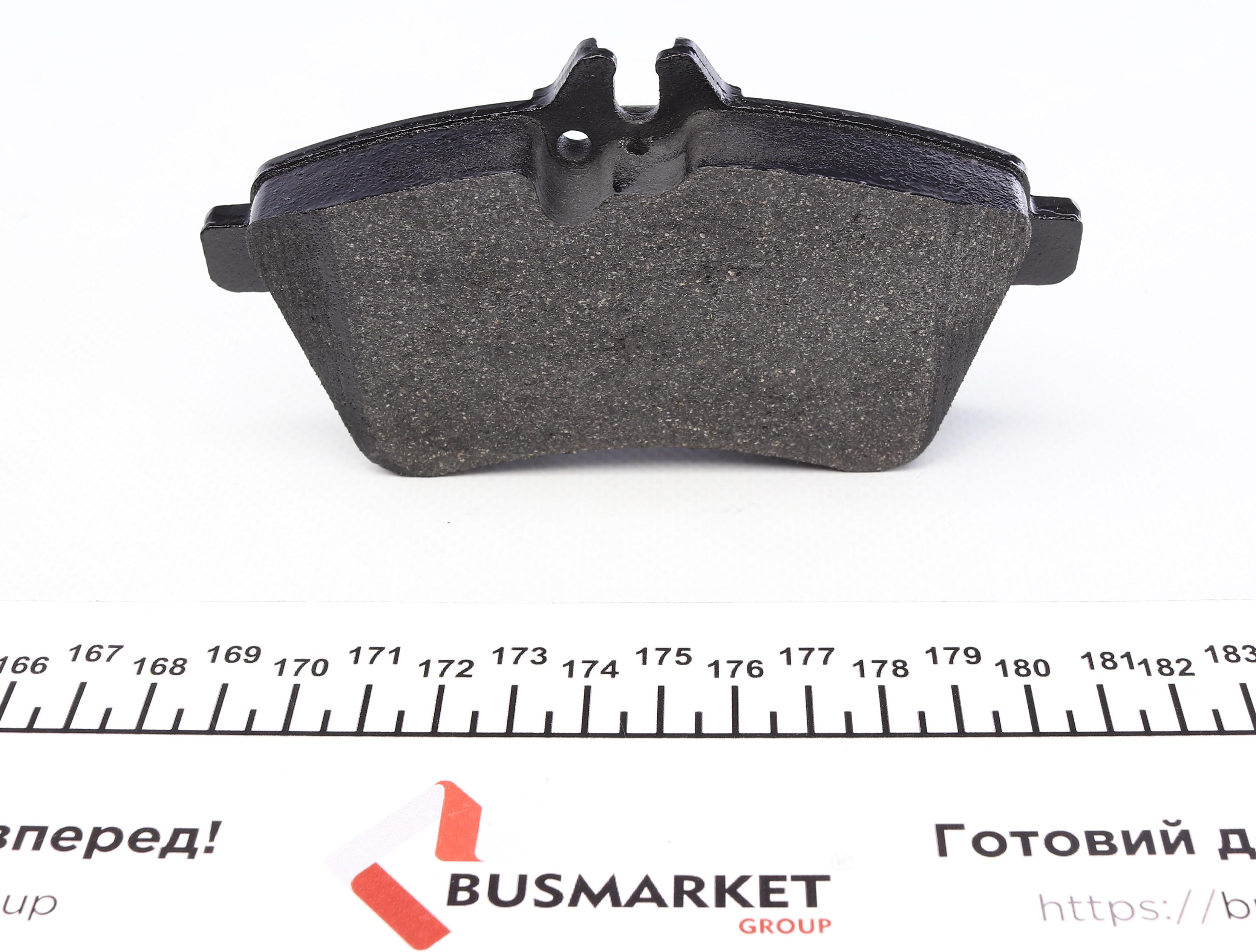 Колодки гальмівні (передні) MB A-class (W169)/B-class (W245) 04-12 (Lucas) Q+