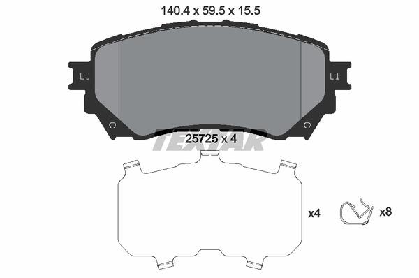 Колодки гальмівні (передні) Mazda 6 12-