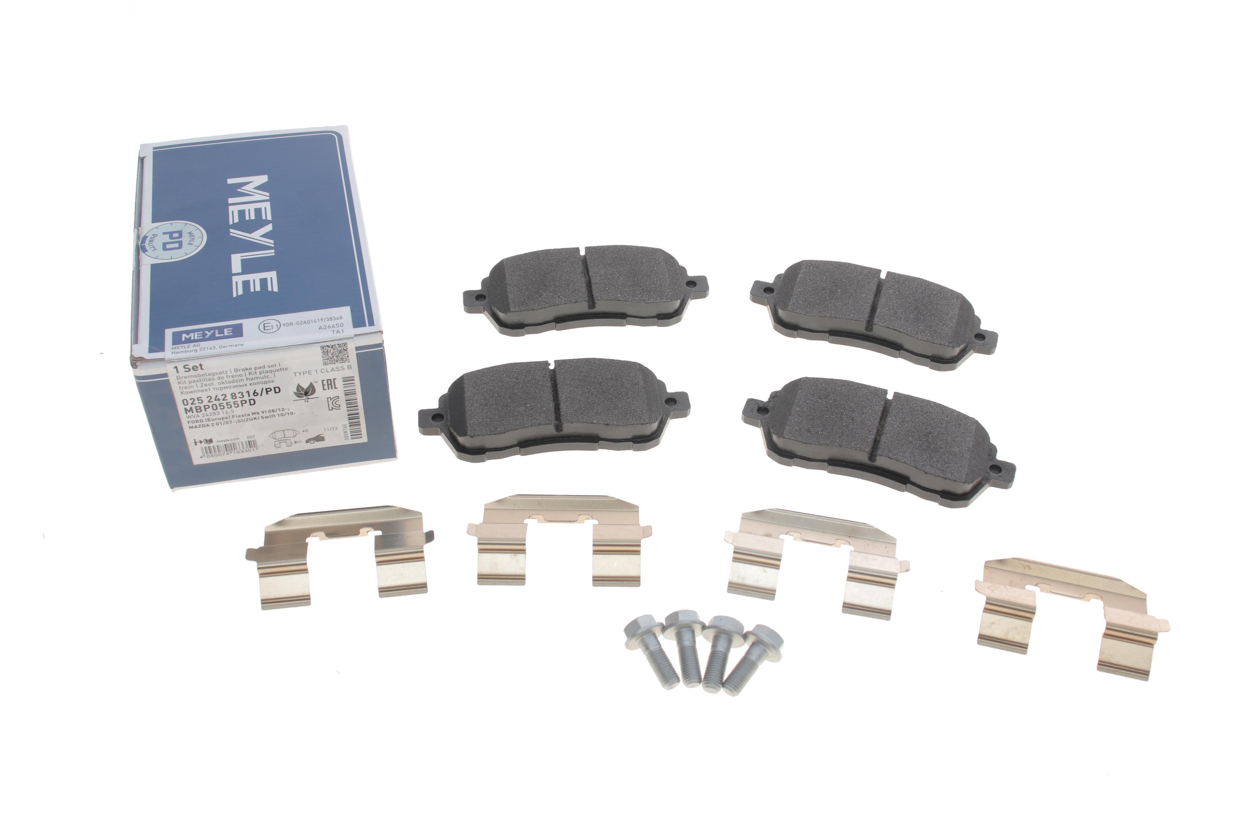 Колодки гальмівні (передні) Ford Fiesta 08- (TRW)