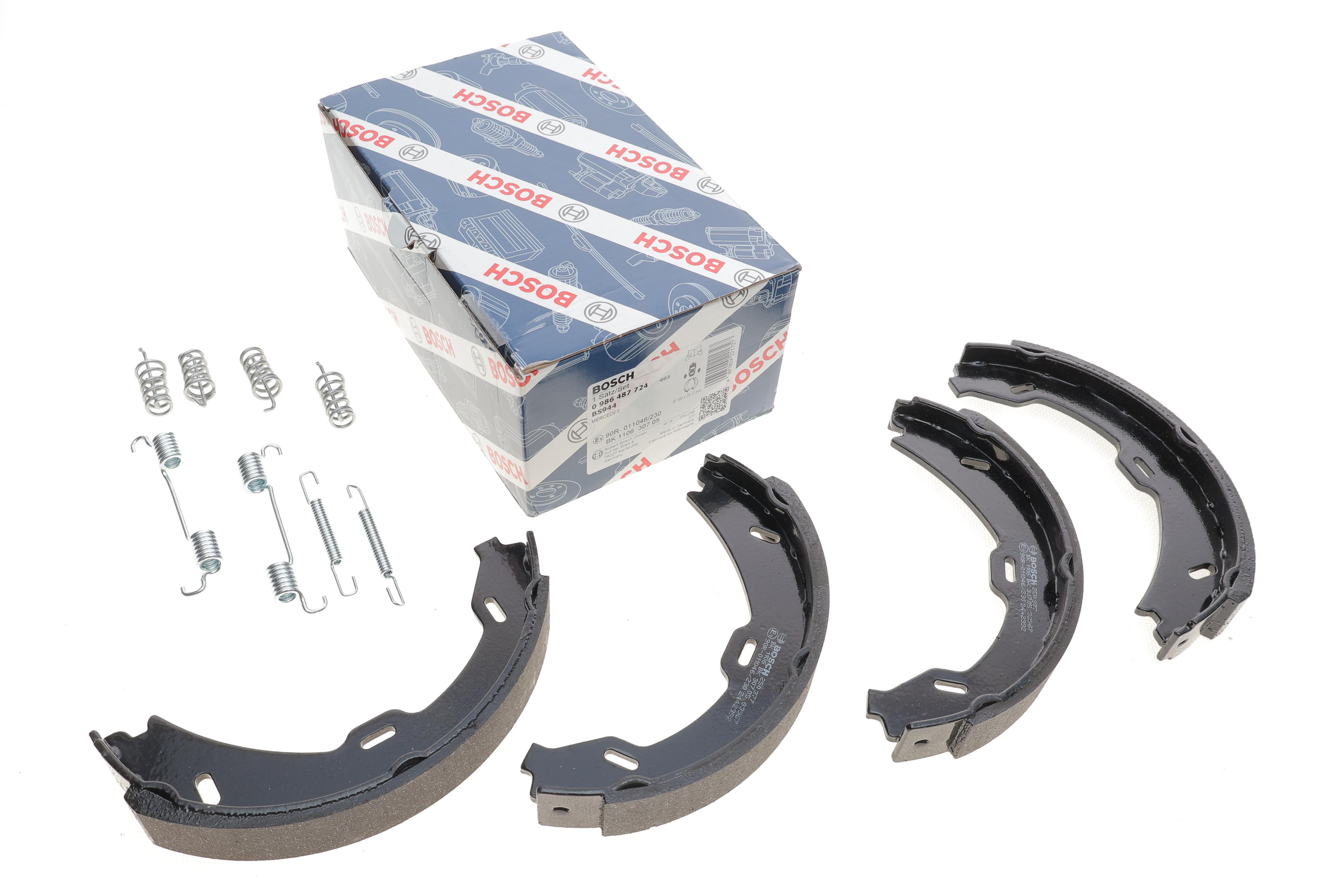 Колодки ручника MB S-class (W220)/CL-class (C215) 98- (180x25) (к-кт)