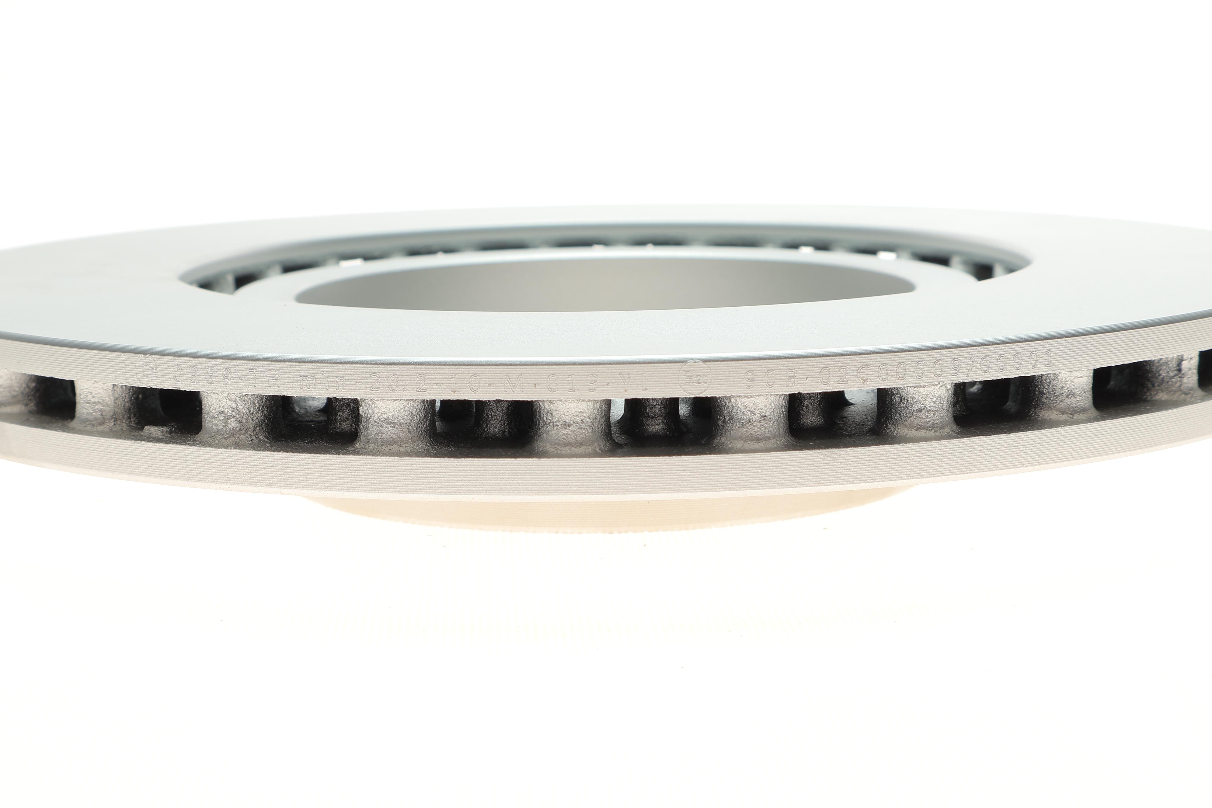 Диск гальмівний (передній) Fiat Doblo/Stilo 01-/Bravo 95-/Citroen Nemo 08- (284x22) (з покр.) (вент.)