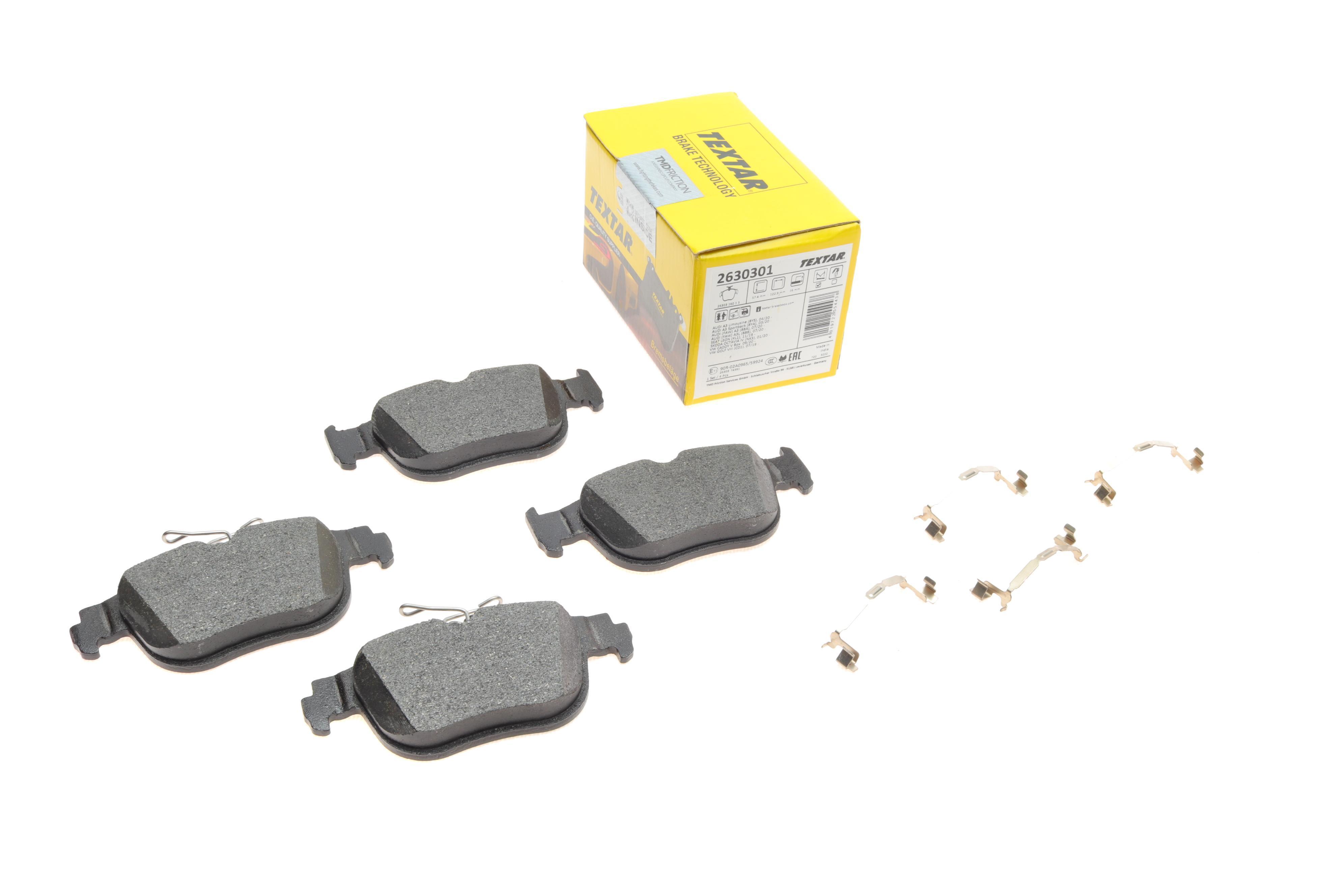 Колодки гальмівні (задні) Audi A3/VW Caddy V/Golf VIII/Skoda Octavia IV 20- (ATE) Q+