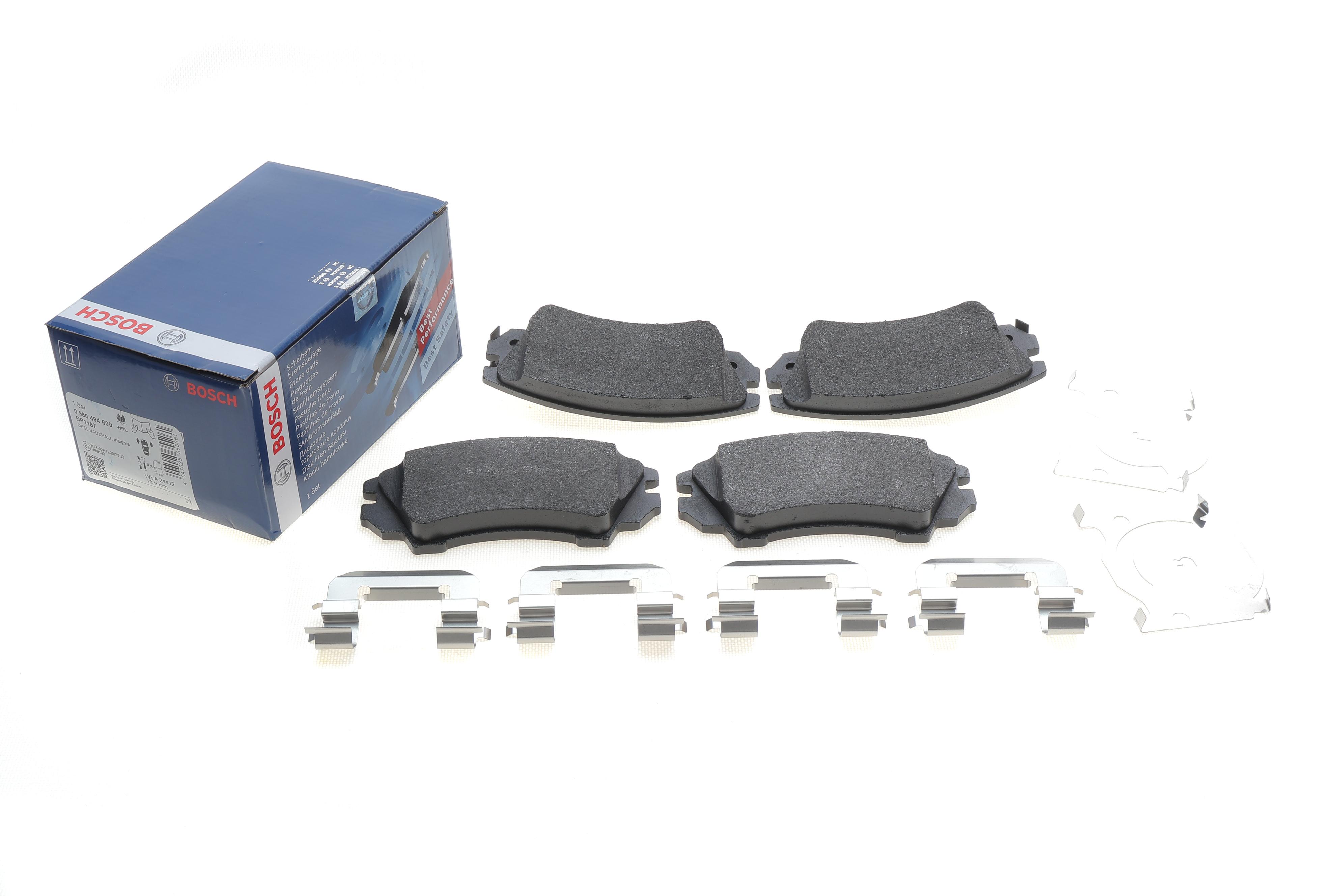 Колодки гальмівні (передні) Opel Astra J 12-/Insignia 08-