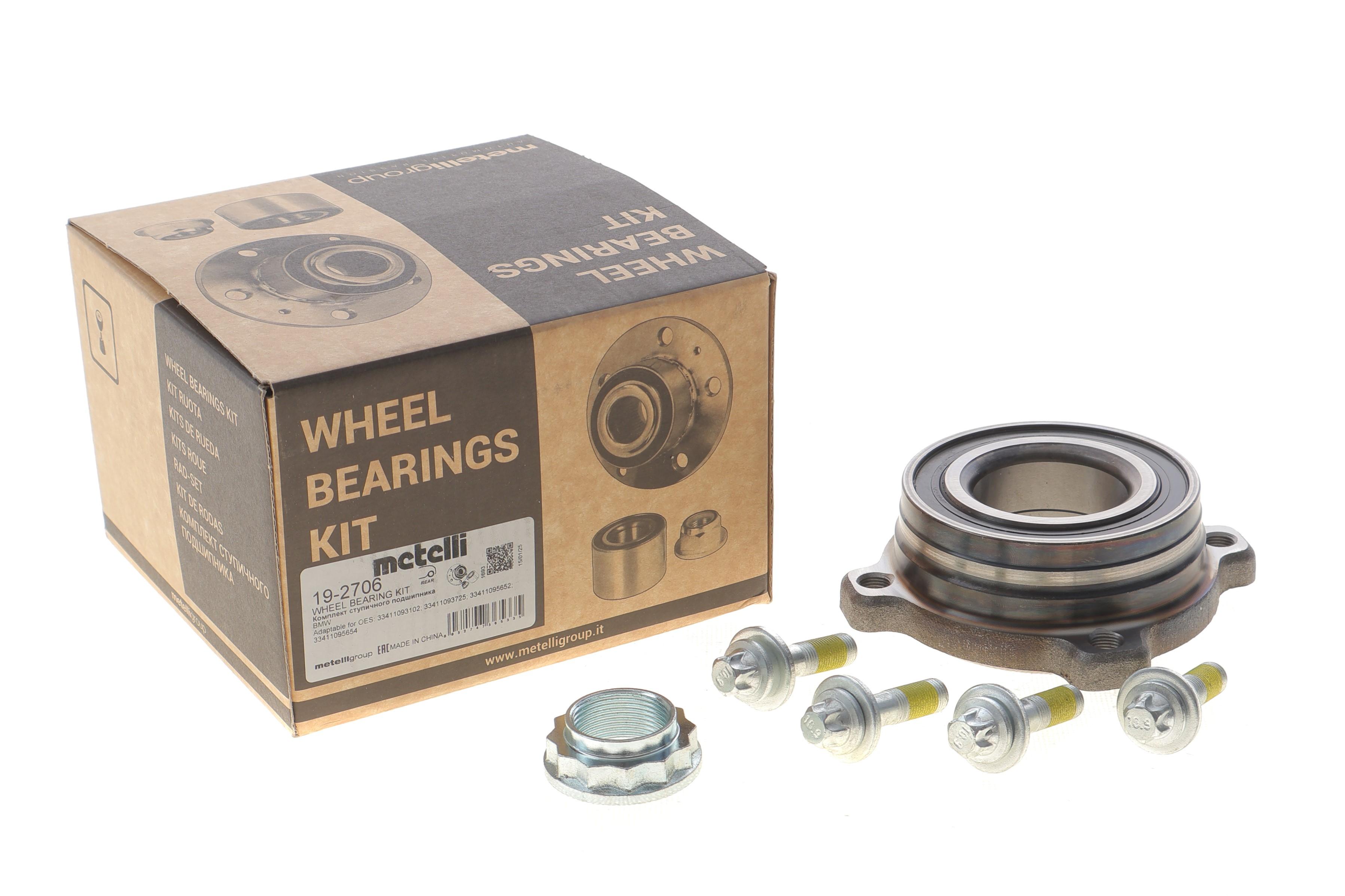 Підшипник маточини (задньої) BMW 5 (E39/E60) 95-10 (+ABS) (к-кт)