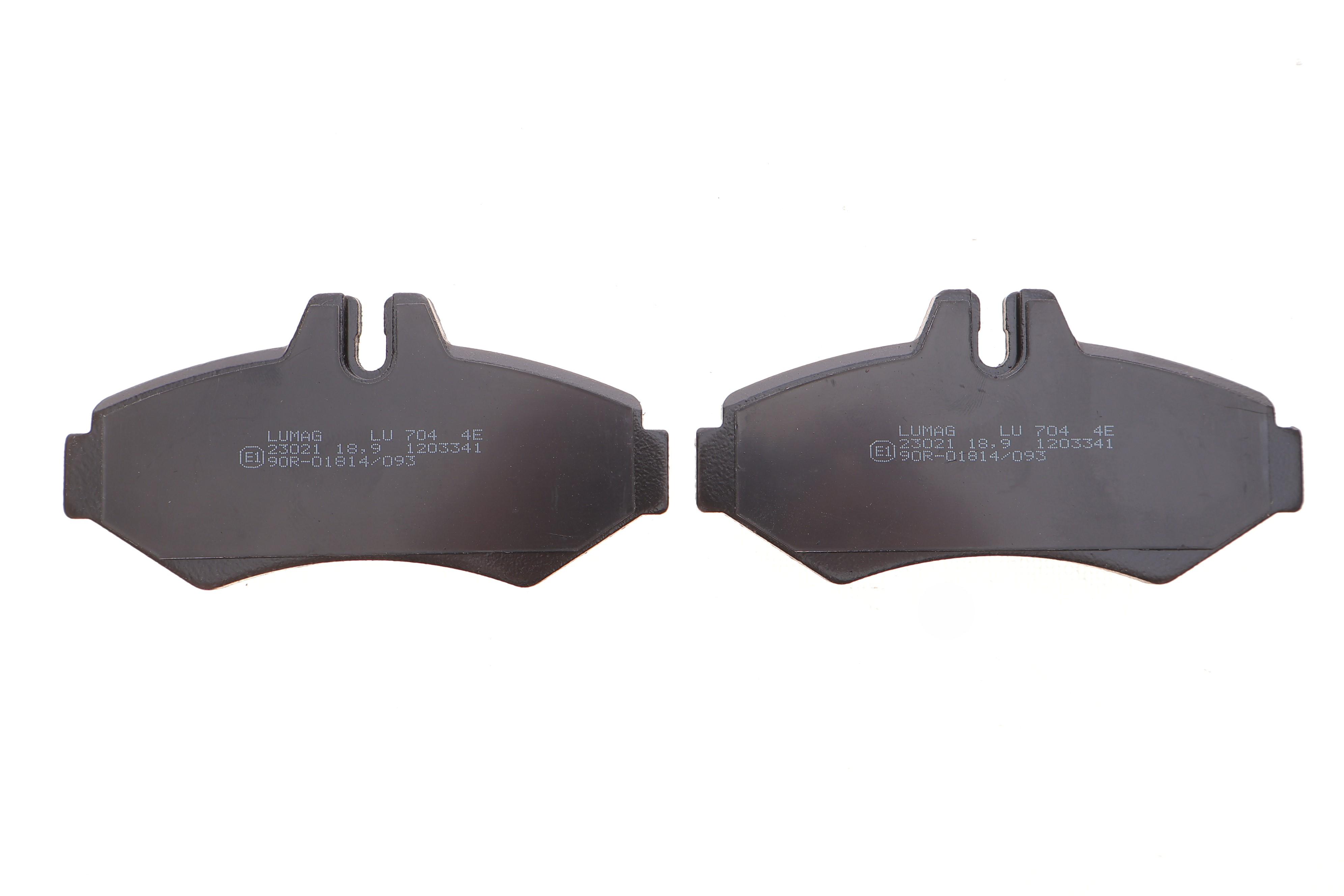 Колодки гальмівні (задні) MB Sprinter 208-316 96- (Bosch)