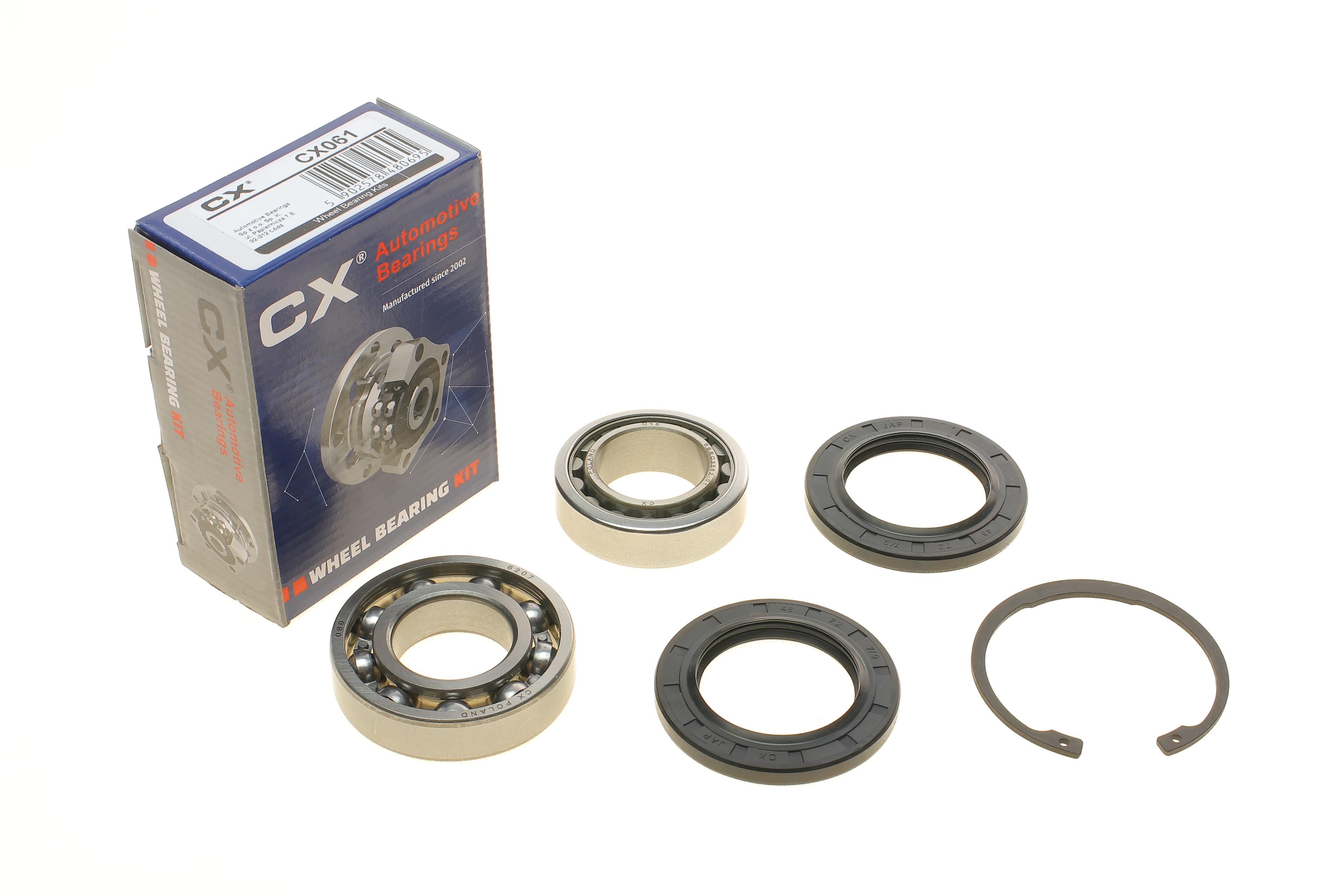 Підшипник маточини (задньої) VW T3 79-92 (к-кт)