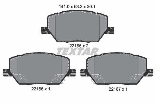 Колодки гальмівні (передні) Fiat 500X 1.4-1.6/1.6-2.0D 14-/ Jeep Renegade1.4-1.6/2.0CRD 14- Q+