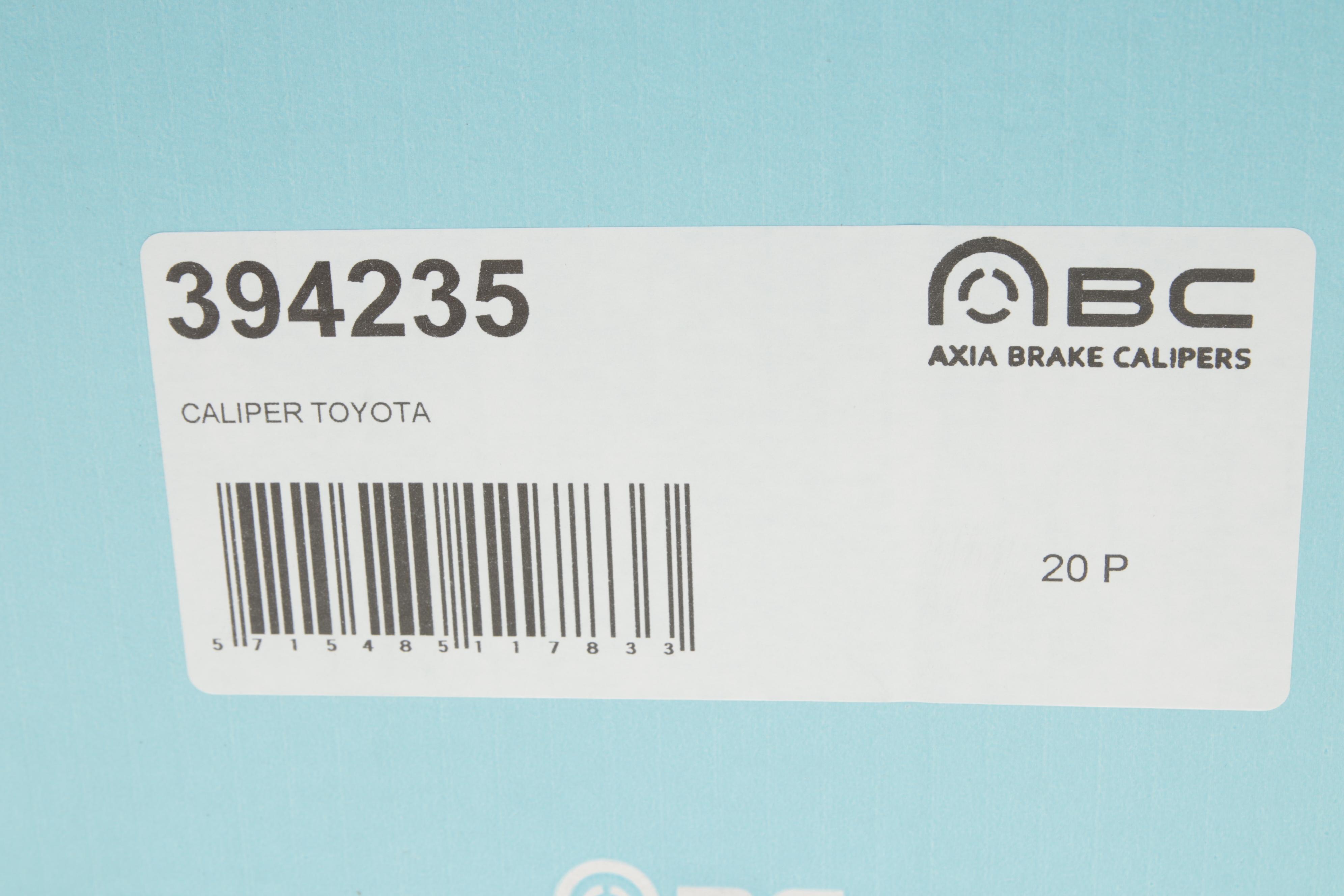 Супорт гальмівний (задній) (R) Toyota Avrensis 11-18 (d=38mm) (Bosch)