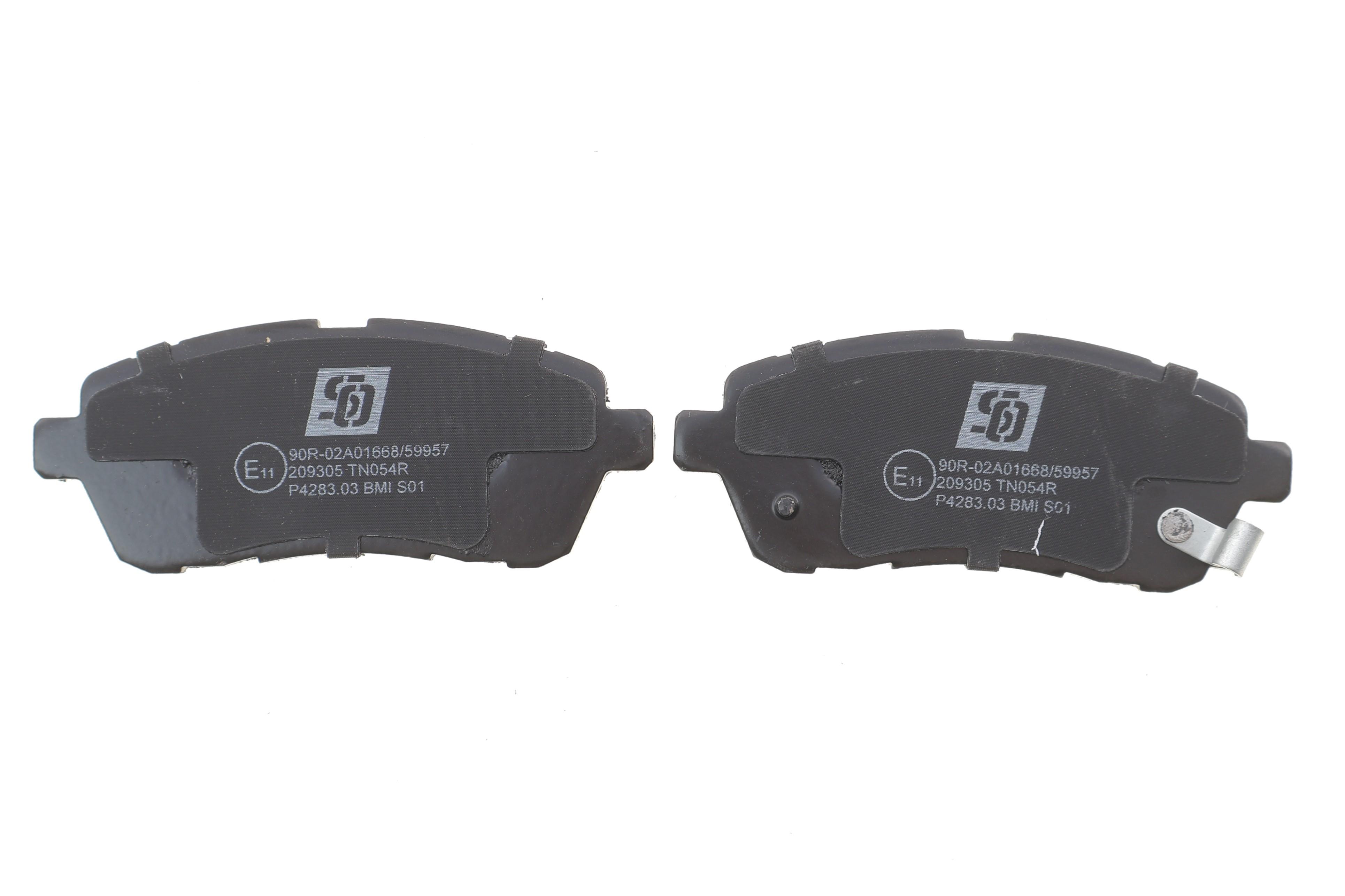 Колодки гальмівні (передні) Ford Fiesta VI 08-/Mazda 2 07-15/Subaru Justy 07-