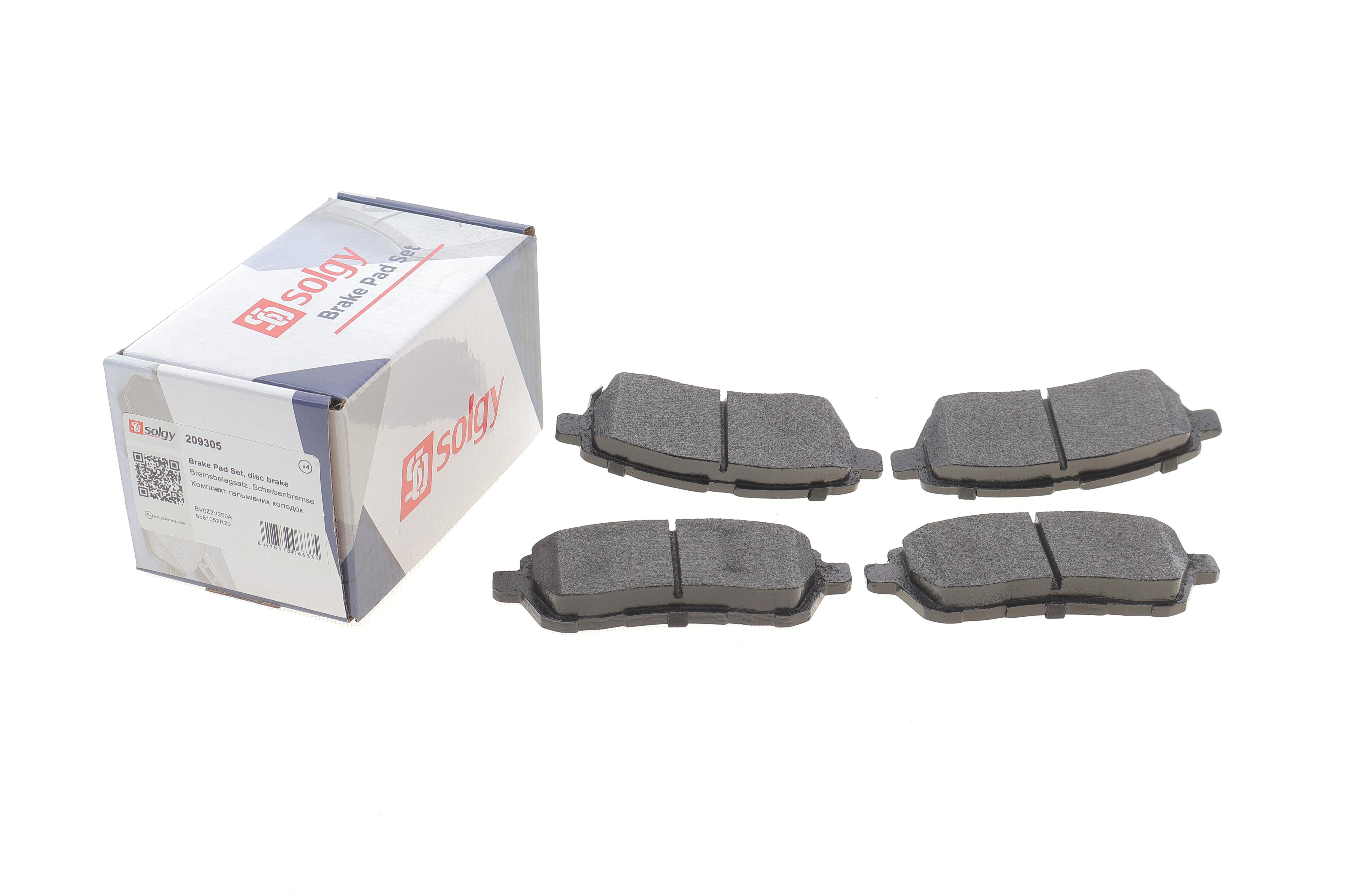 Колодки гальмівні (передні) Ford Fiesta VI 08-/Mazda 2 07-15/Subaru Justy 07-