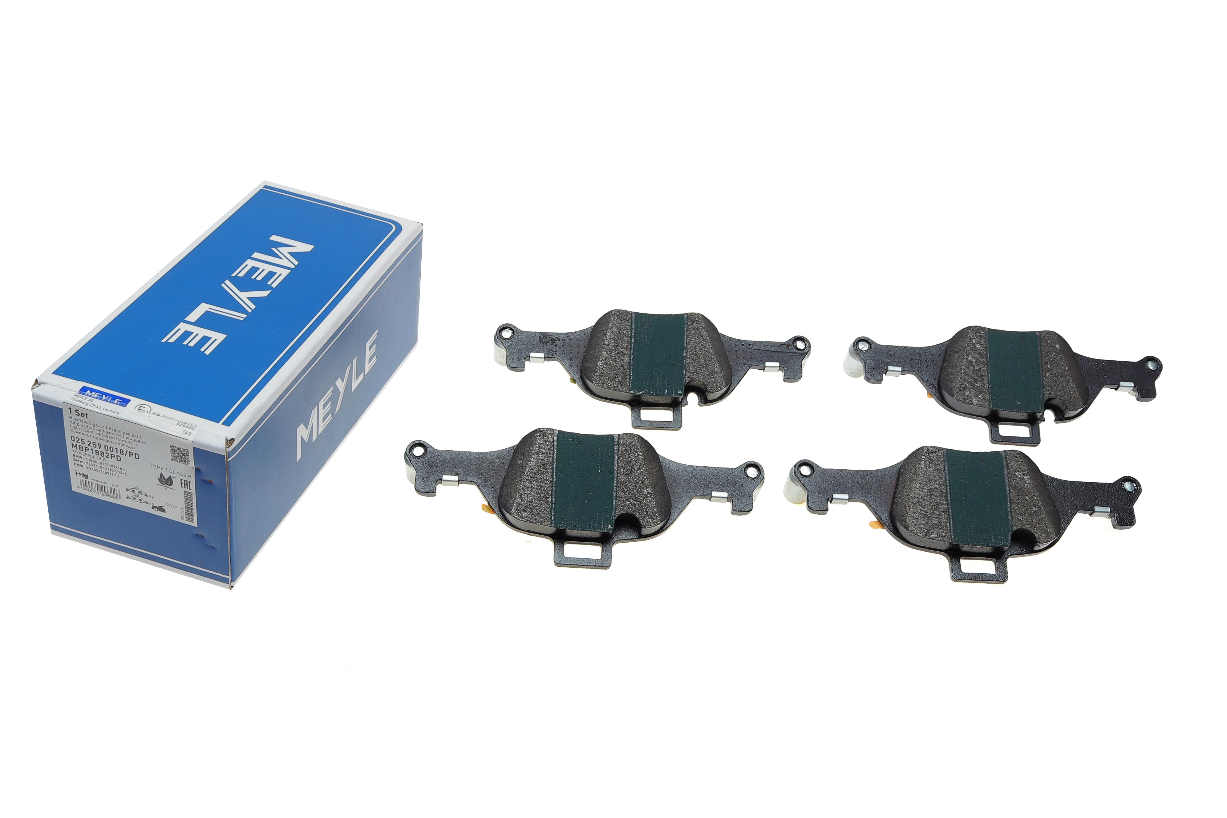 Колодки гальмівні (передні) BMW 3/5/7/X3/X4/X5/X6 17- (Ate)