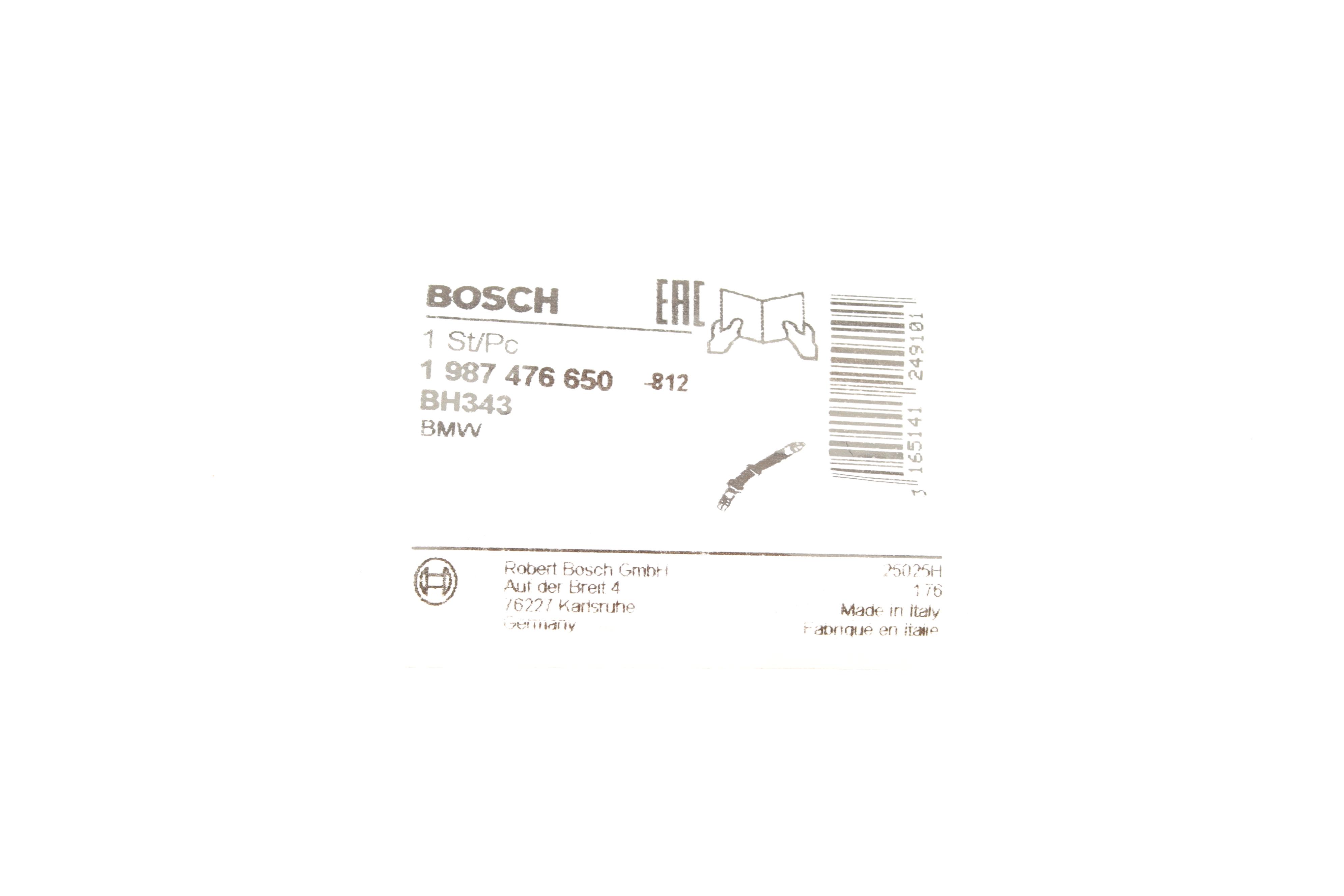 Шланг гальмівний (передній) BMW 5 (E39) 95- (410 mm) M52/M54/M62/S62