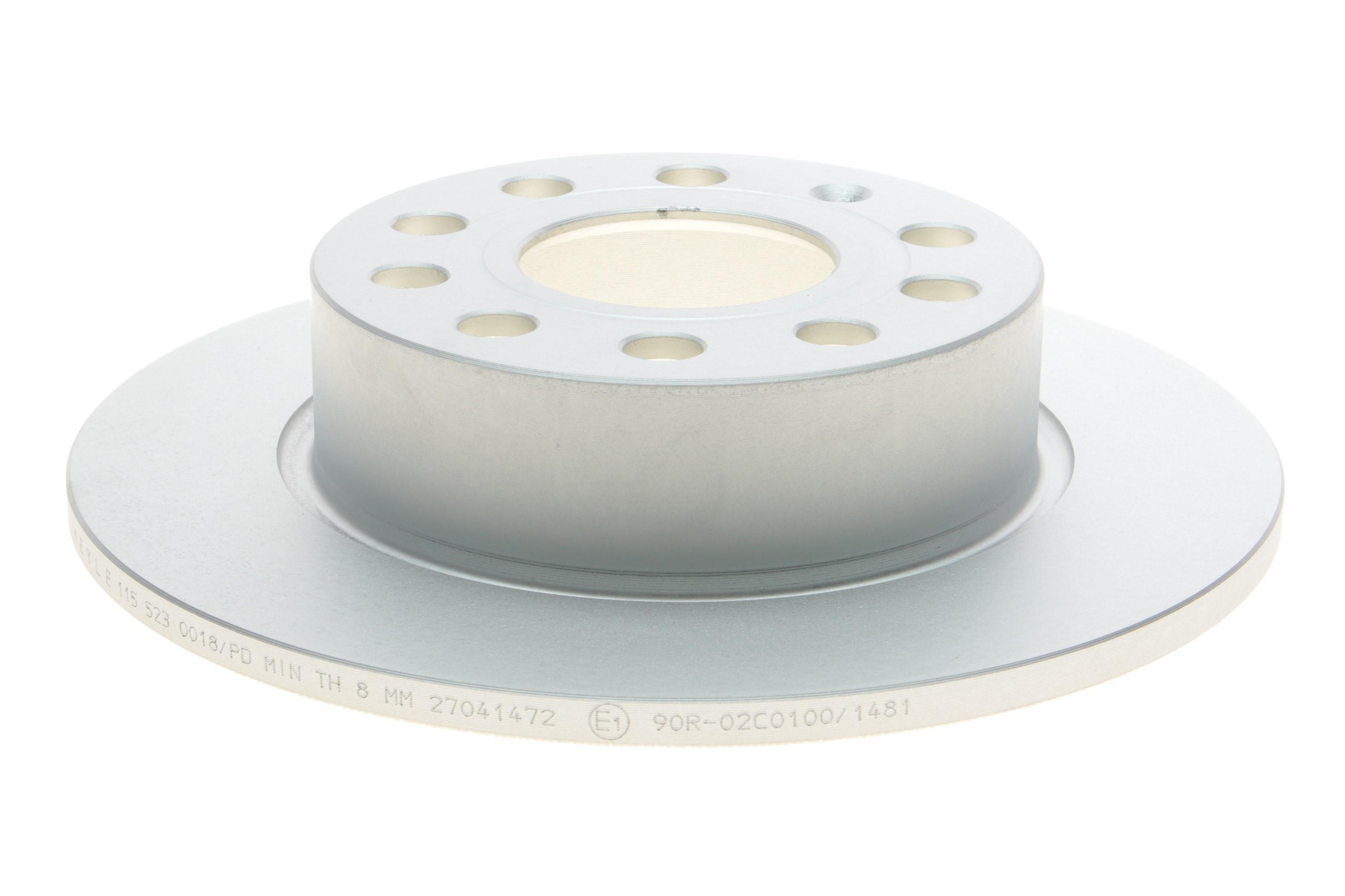 Диск гальмівний (задній) VW Caddy III 04-15 (255x10)