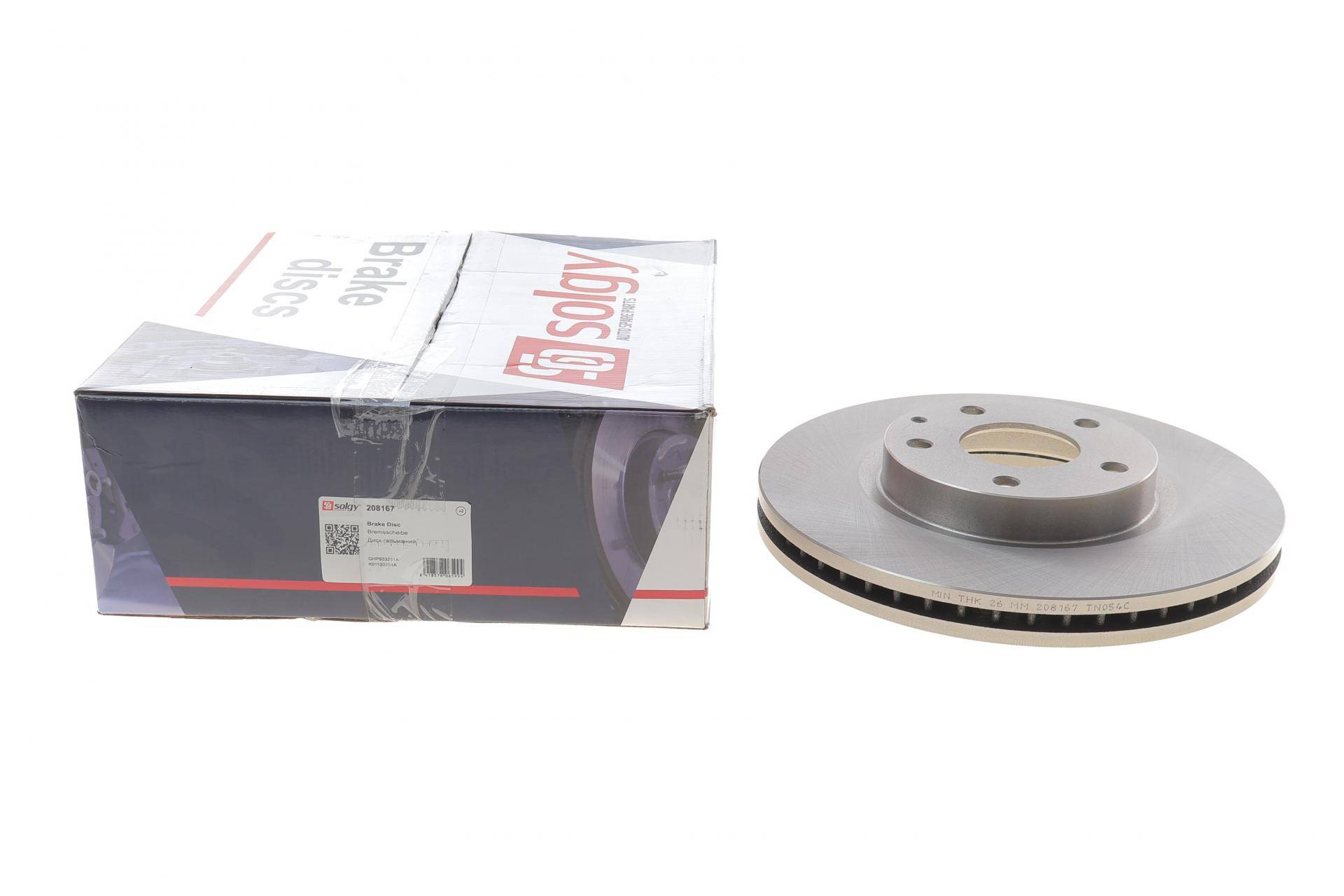 Диск гальмівний (передній) Mazda 6 11-19/ CX-5 12-15 (297x28)