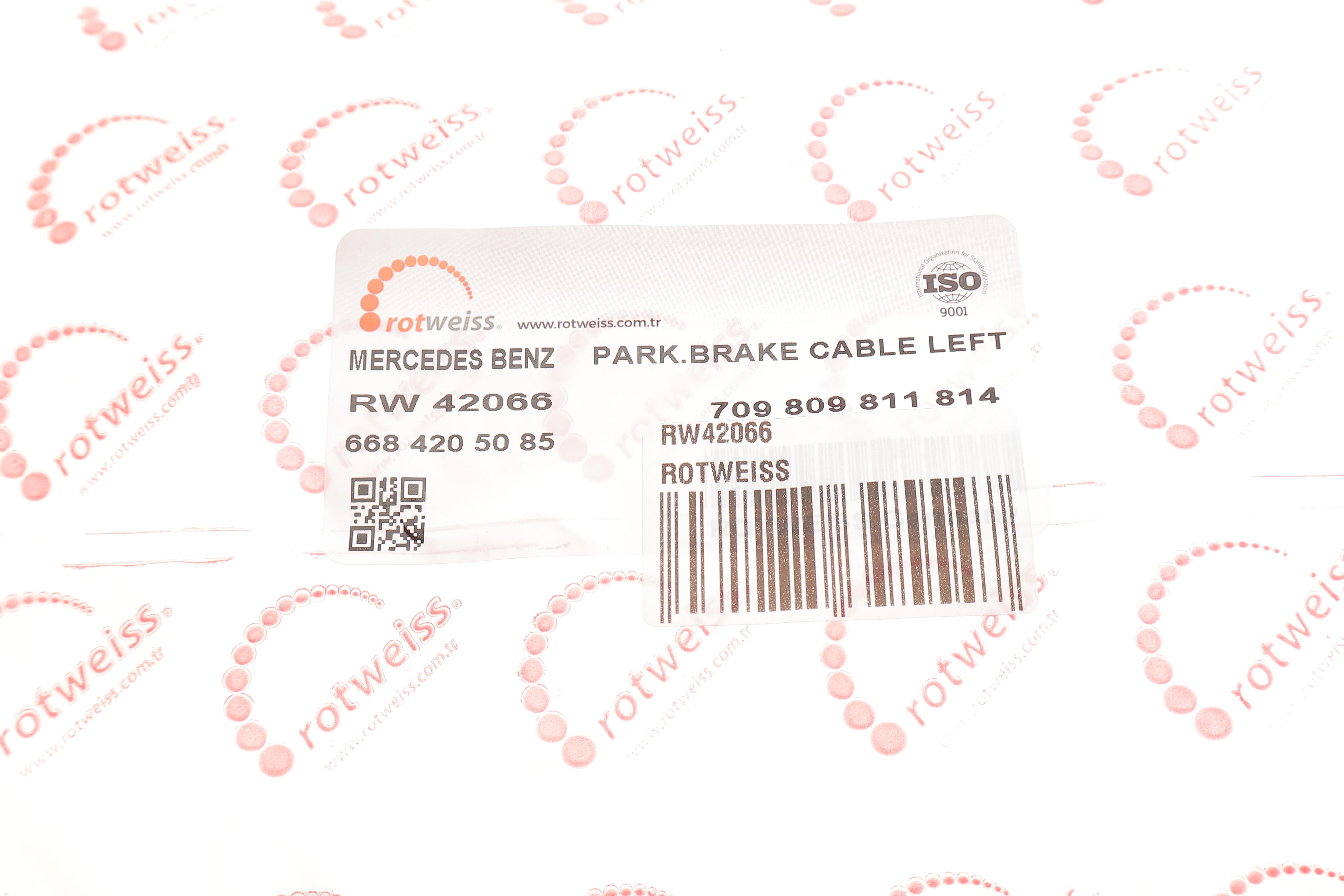 Трос ручника (задній) (L) MB 811-814D