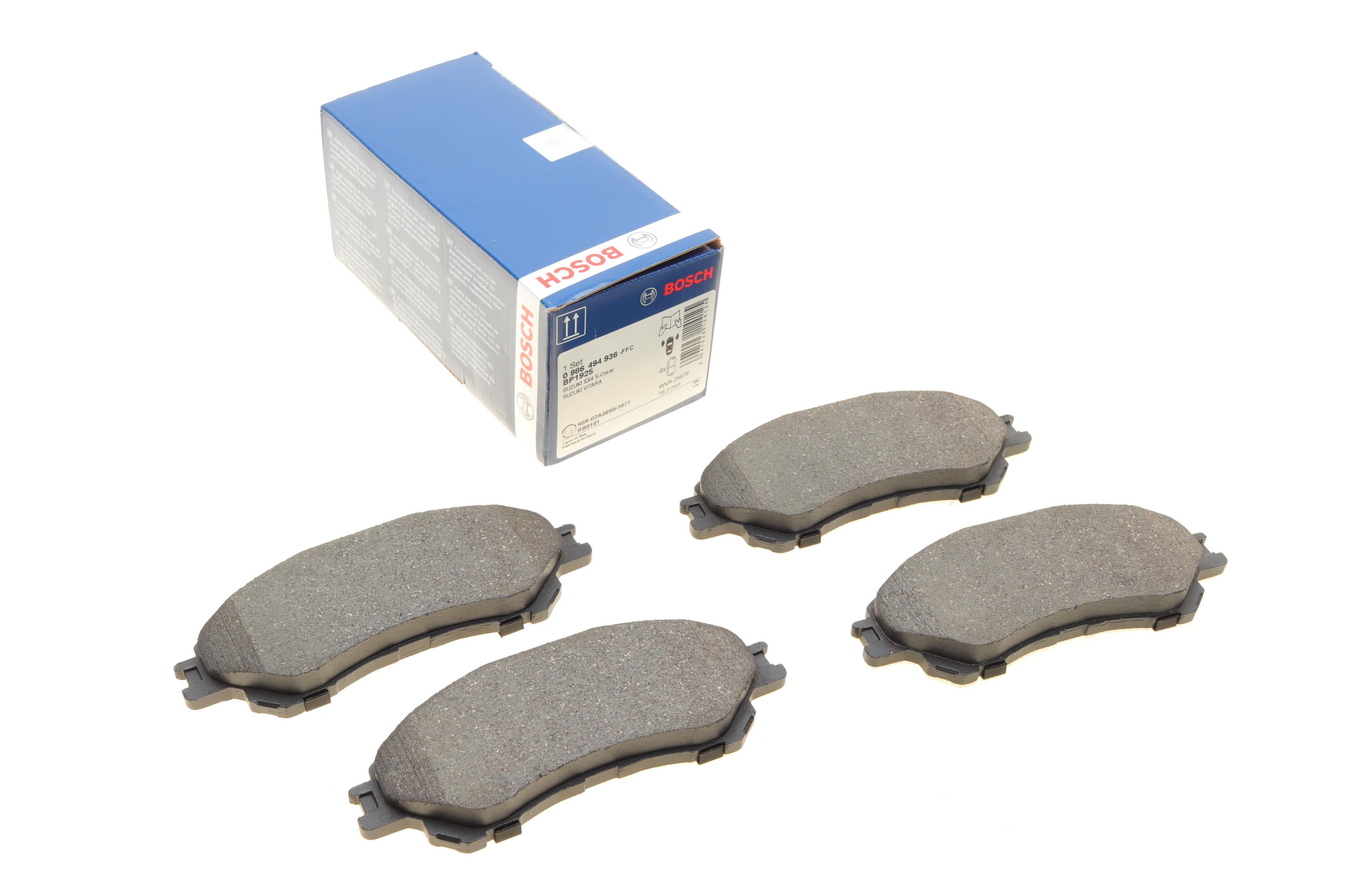 Колодки гальмівні (передні) Suzuki SX4/ Vitara 1.4 T/1.6 14-