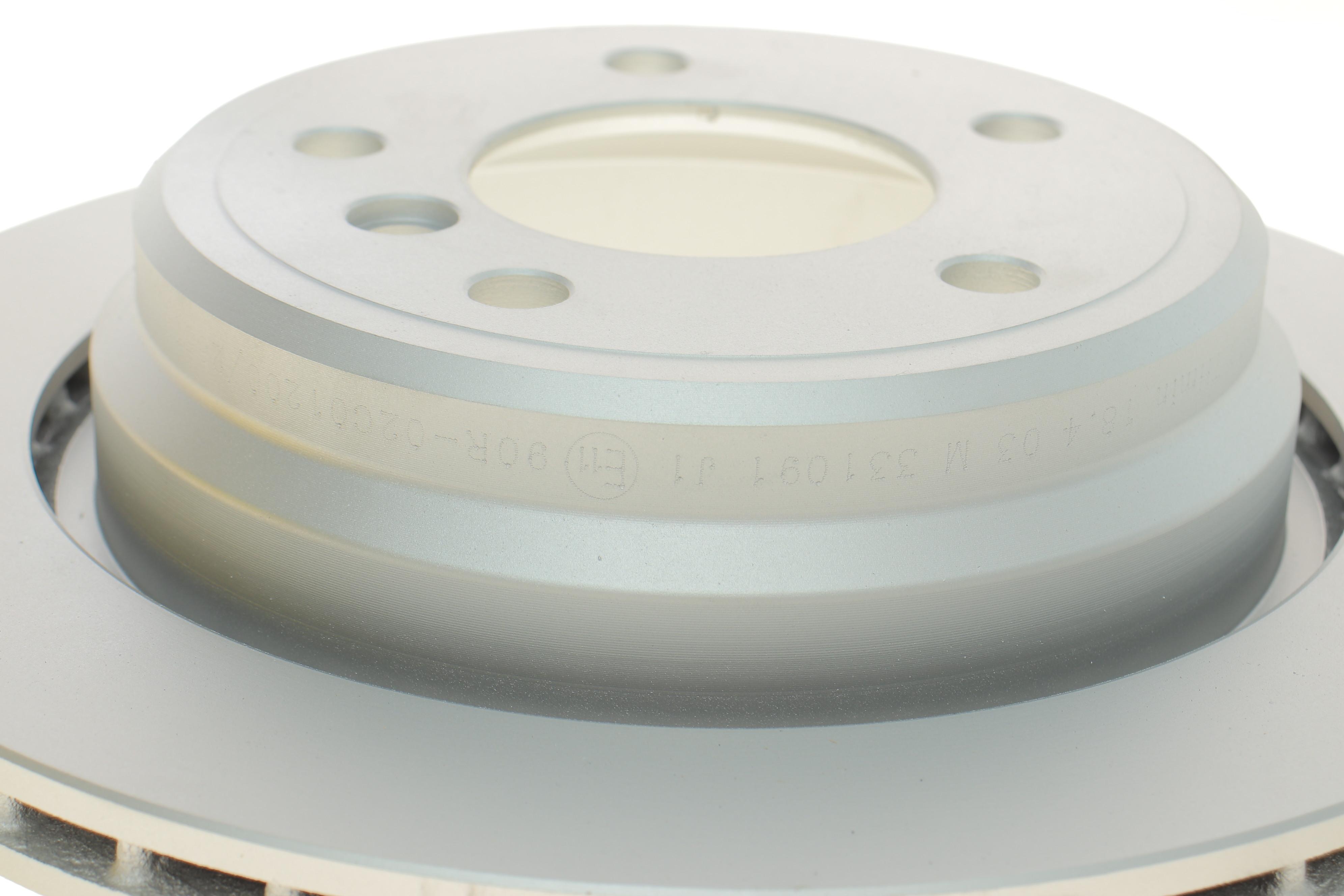 Диск гальмівний (задній) BMW 5 (E39) 95-04 (298x20) (з покриттям) (вентильований)