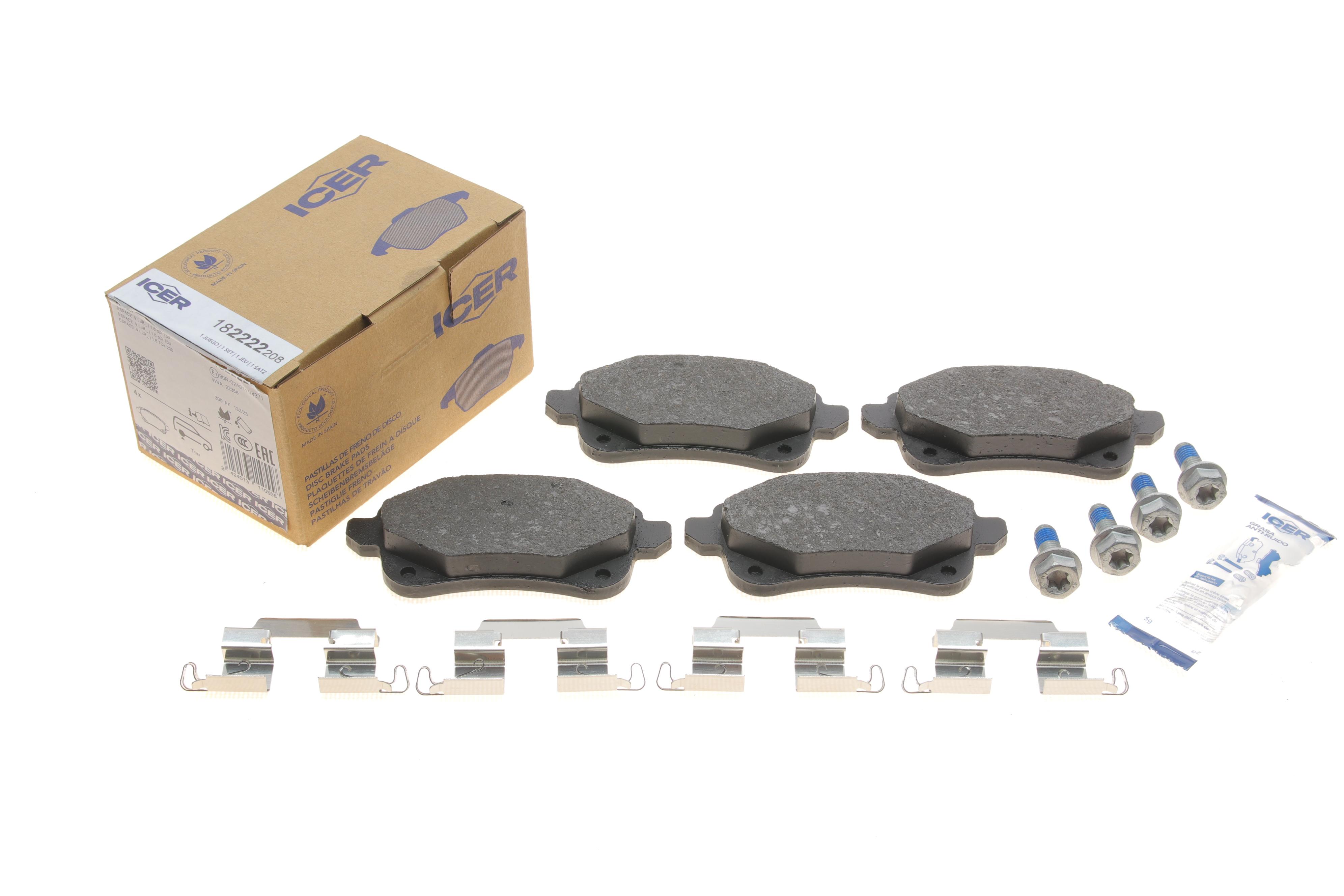 Колодки гальмівні (задні) Renault Megane IV/Scenic IV/Grand Scenic IV/Espace/Talisman 16-