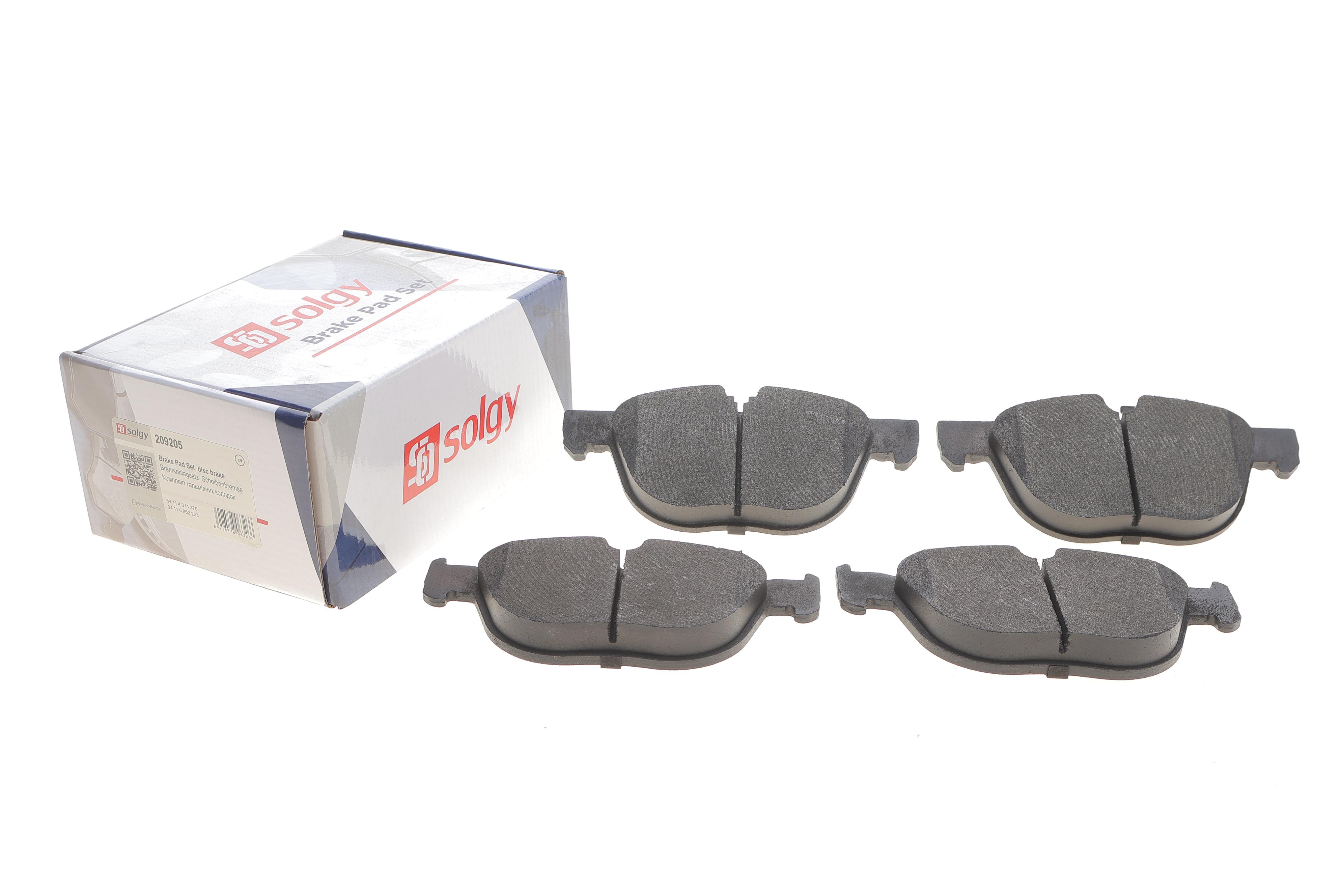 Колодки гальмівні (передні) BMW X4 (F26) 14-18/X5 (E70/F15/F85) 06-18/X6 (E71/E72/F16/F86) 08-19