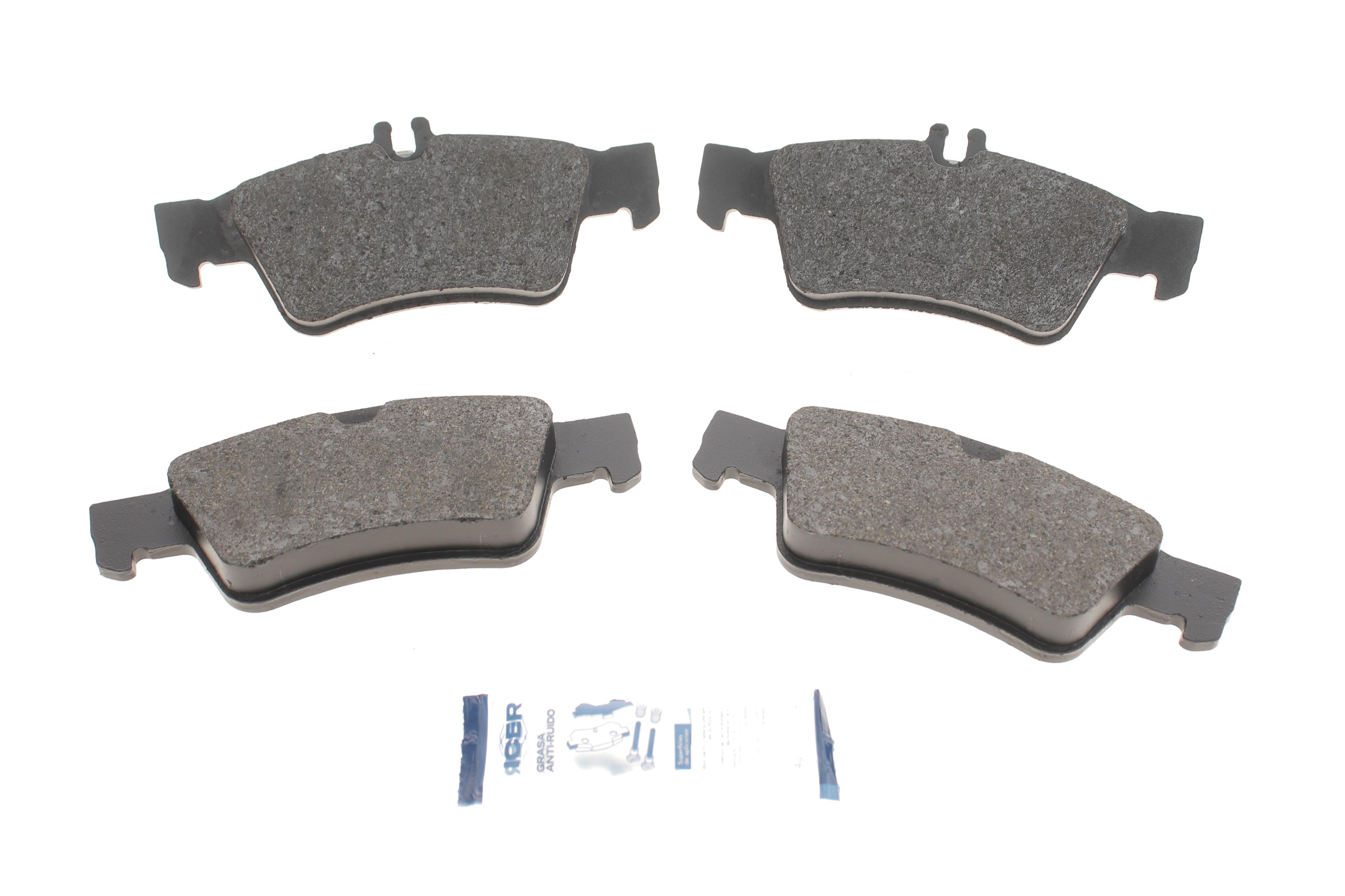 Колодки гальмівні (задні) MB E-class (W211/W212)/S-class (W220/W221) 98-