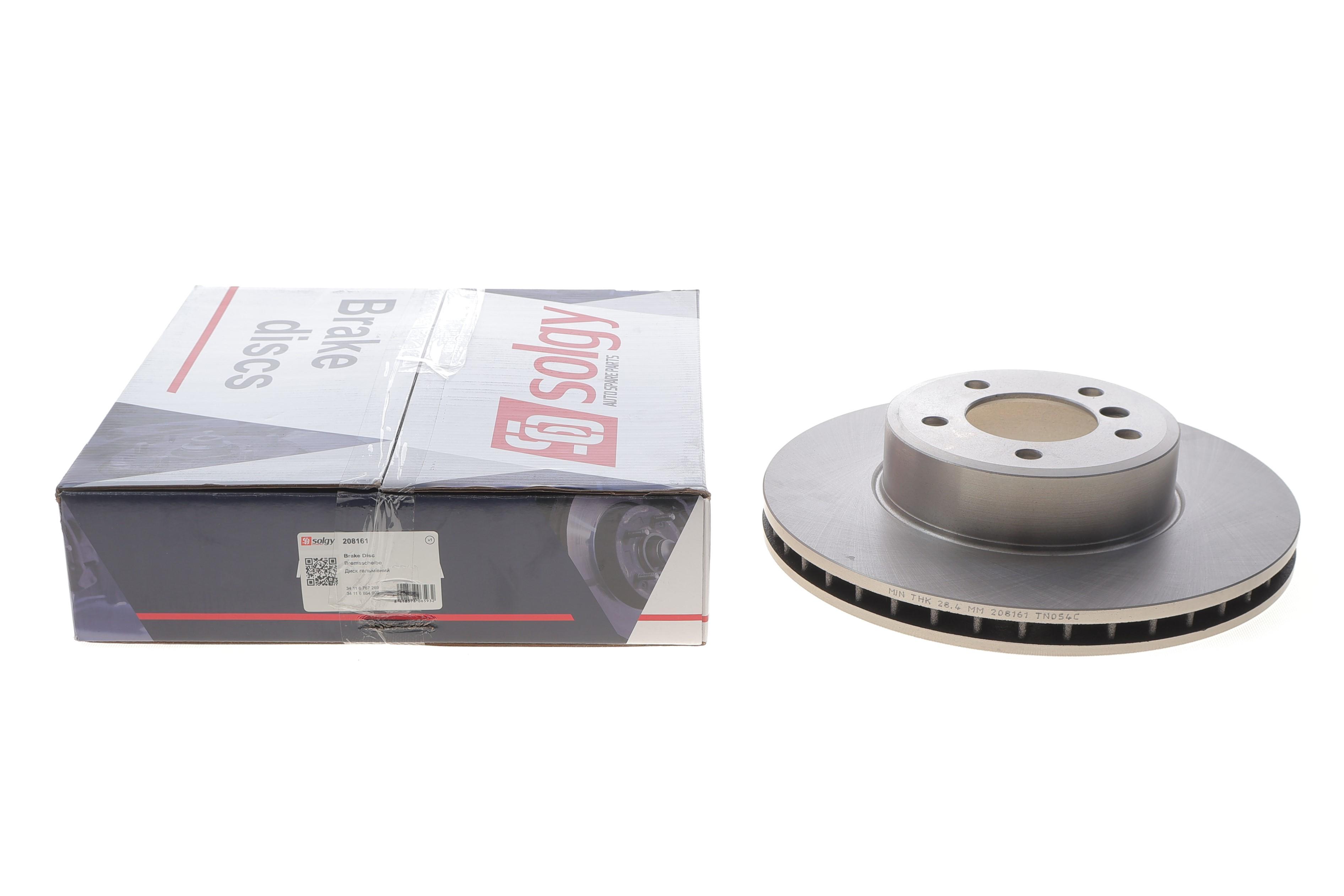 Диск гальмівний (передній) BMW 5 (E60/E61)/6 (E63) 03- (324x30)