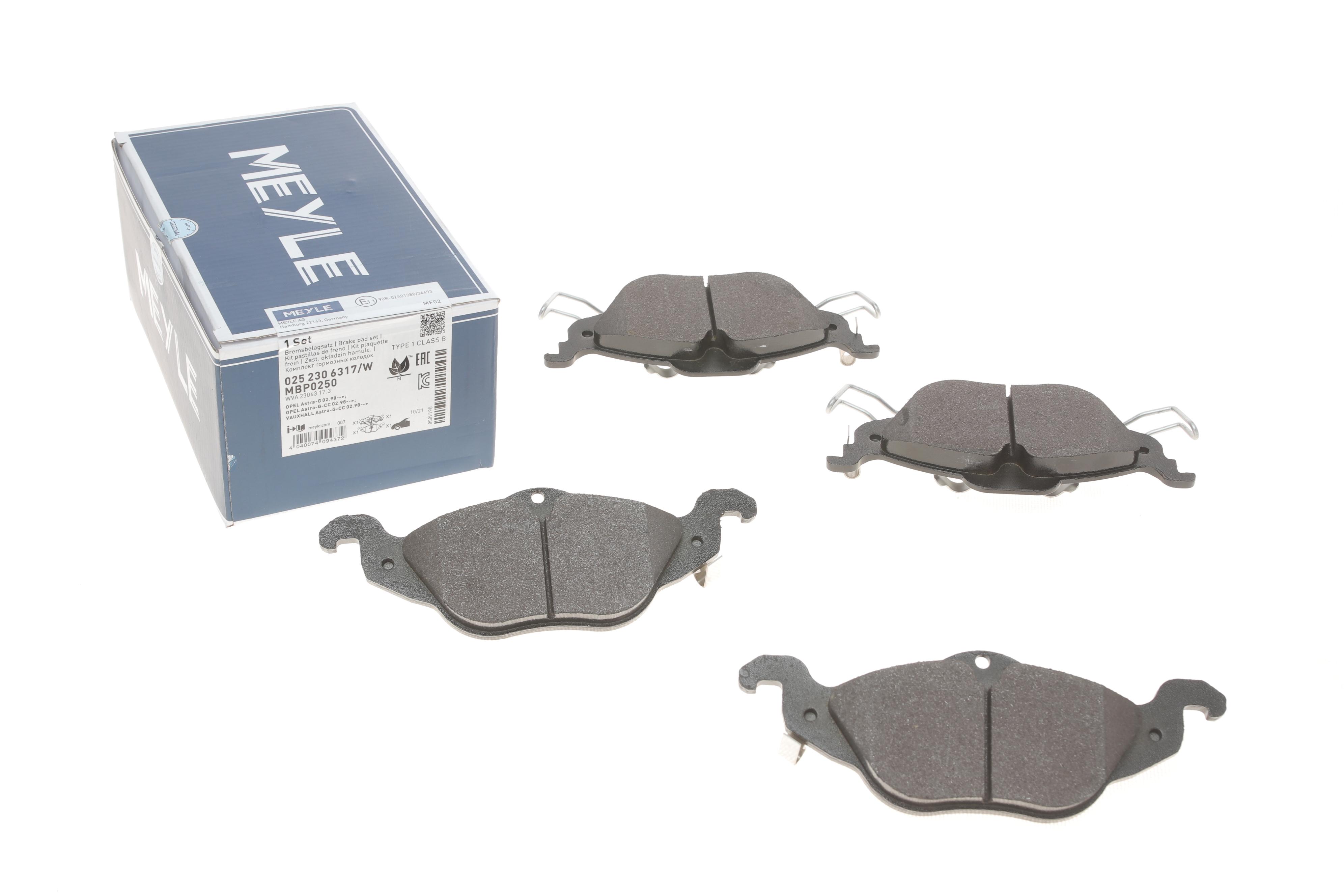 Колодки гальмівні (передні) Opel Astra G/Zafira A