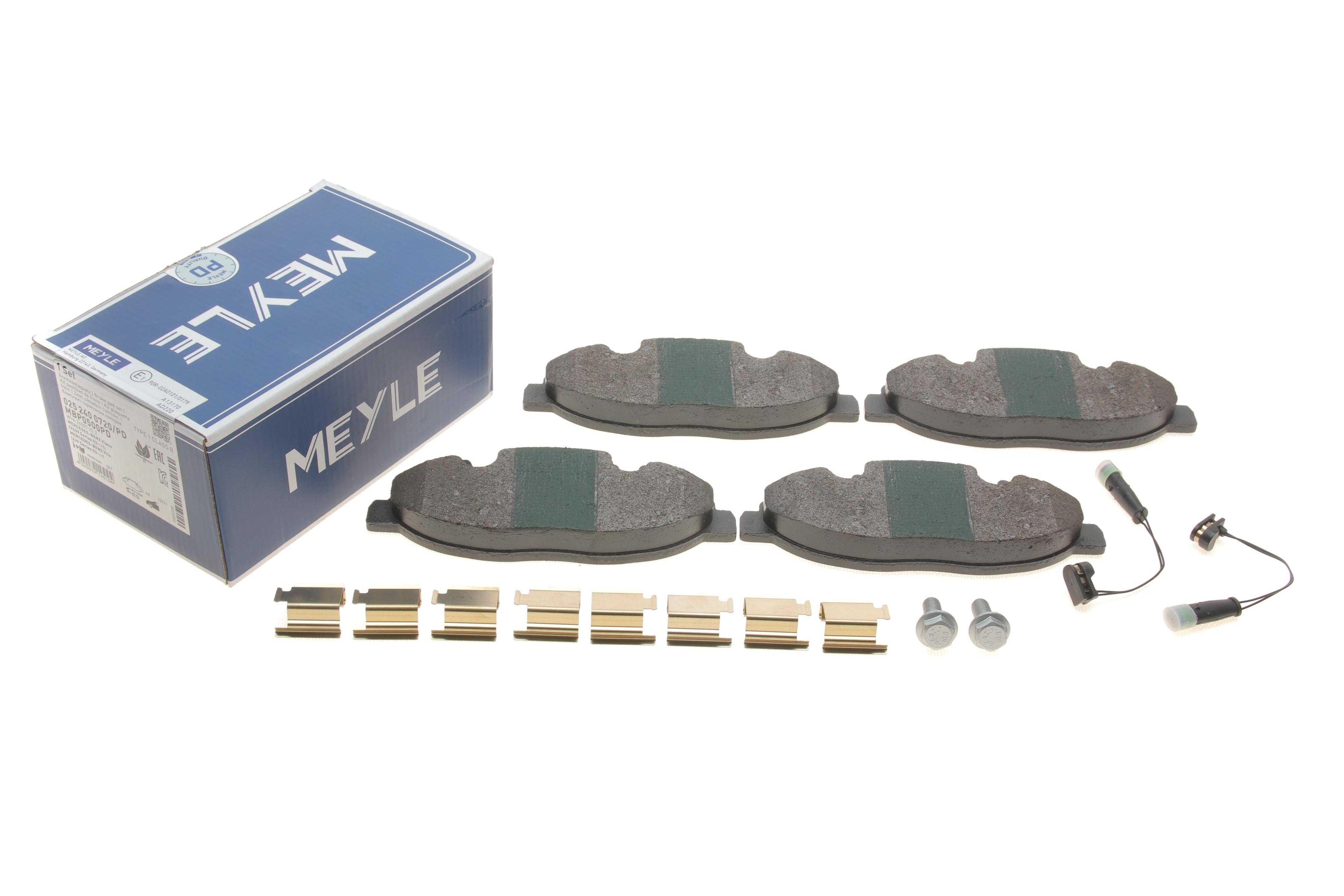 Колодки гальмівні (передні) MB Vito (W639) 03- (Platinum)