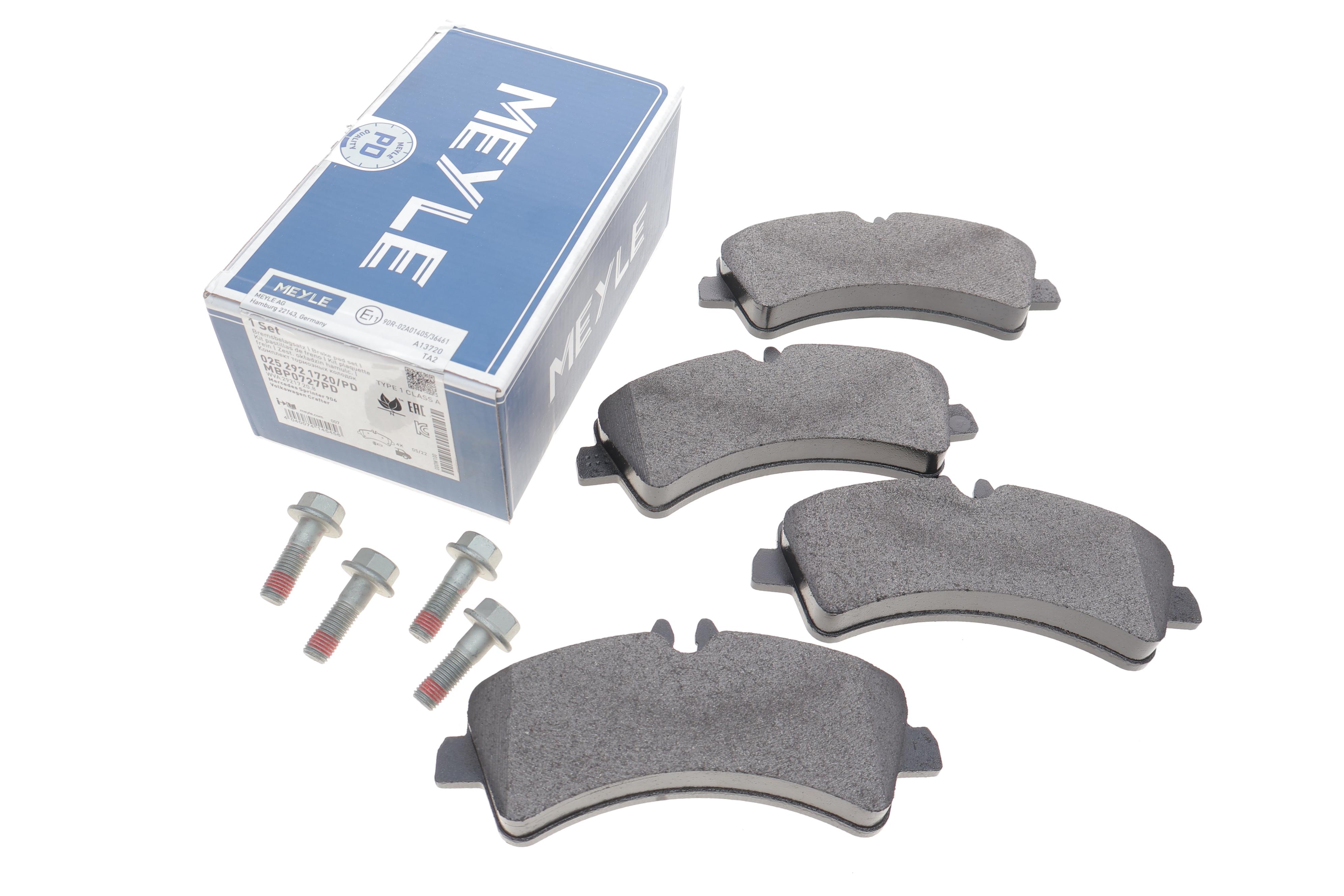 Колодки гальмівні (задні) MB Sprinter 509-519 CDI/VW Crafter 50 06- (спарка) (Platinum)