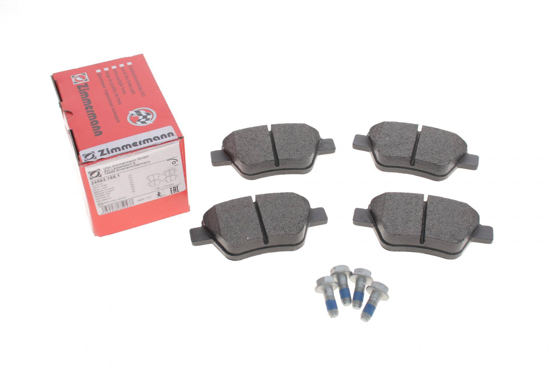 Колодки гальмівні (задні) VW Caddy III/Golf VI/VII/Touran 10- (Bosch)