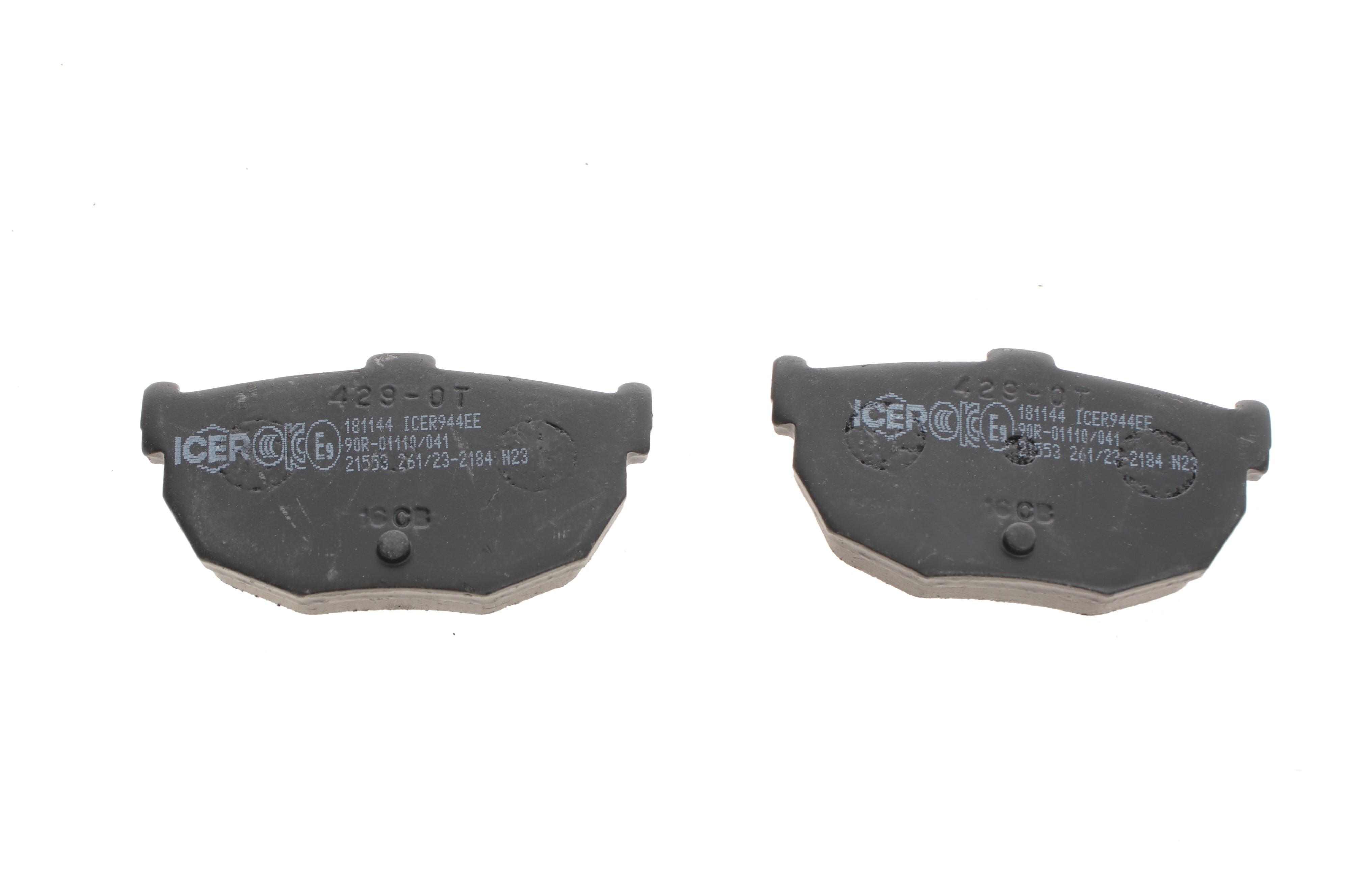 Колодки гальмівні (задні) Hyundai Elantra 00-06/Coupe 96-09/Kia Cerato 04-/Nissan Maxima 88-94