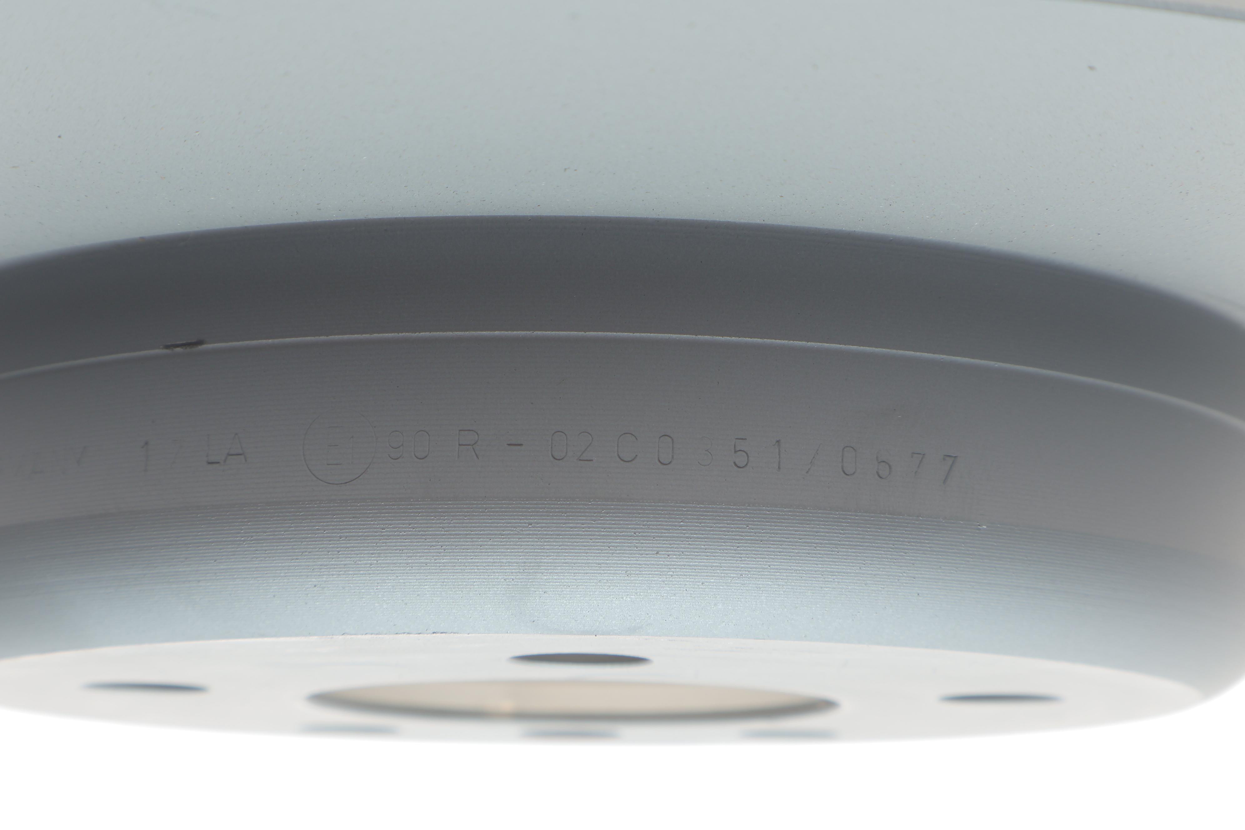 Диск гальмівний (задній) BMW 5 (F10/F11)/6 (F06/F13)/ 7 (F01-04) 09- (345x24) (з покриттям) (вент.)