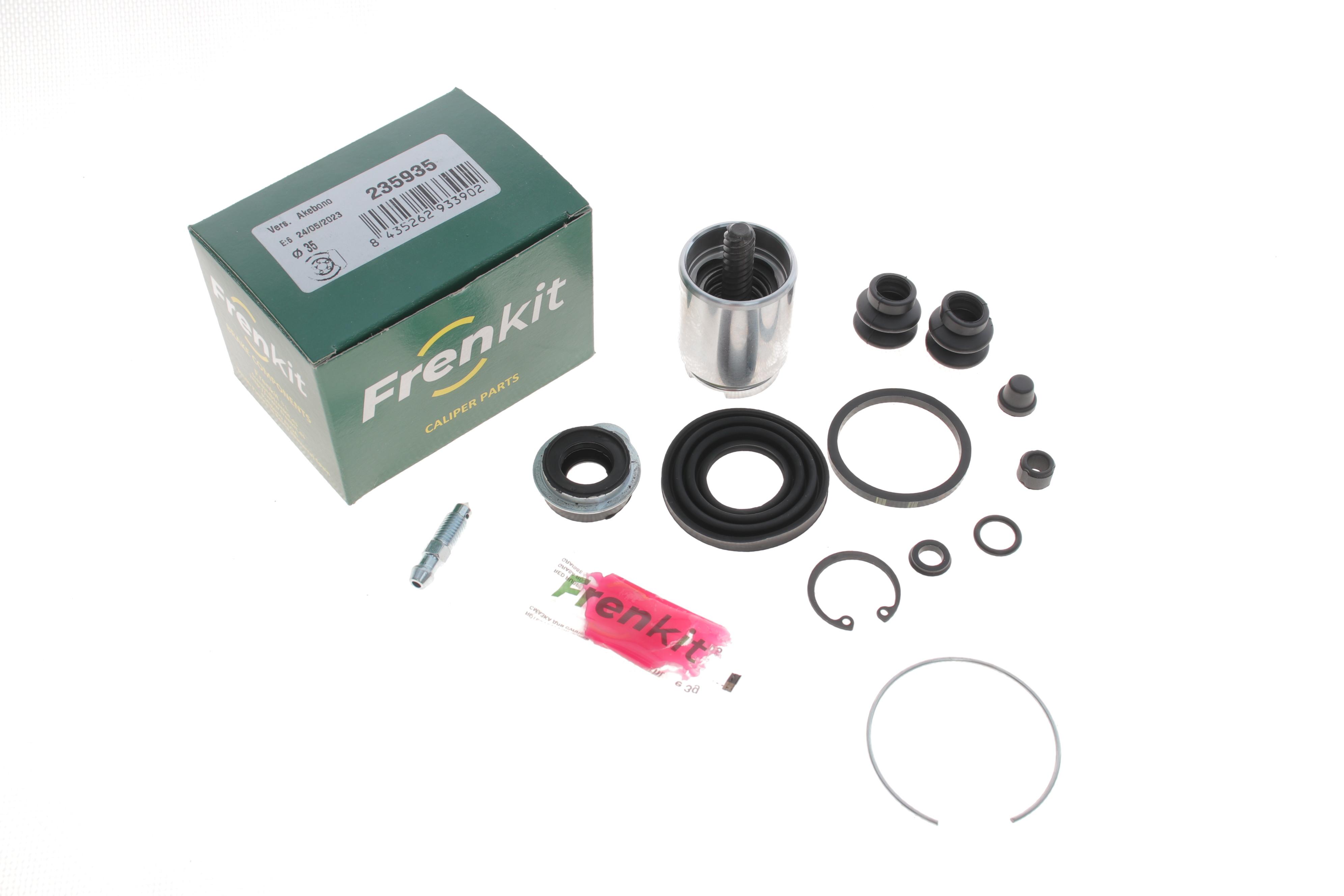 Ремкомплект супорта (заднього) Mazda 6 02-07 (d=35mm) (Akebono) (+поршень з механізмом)