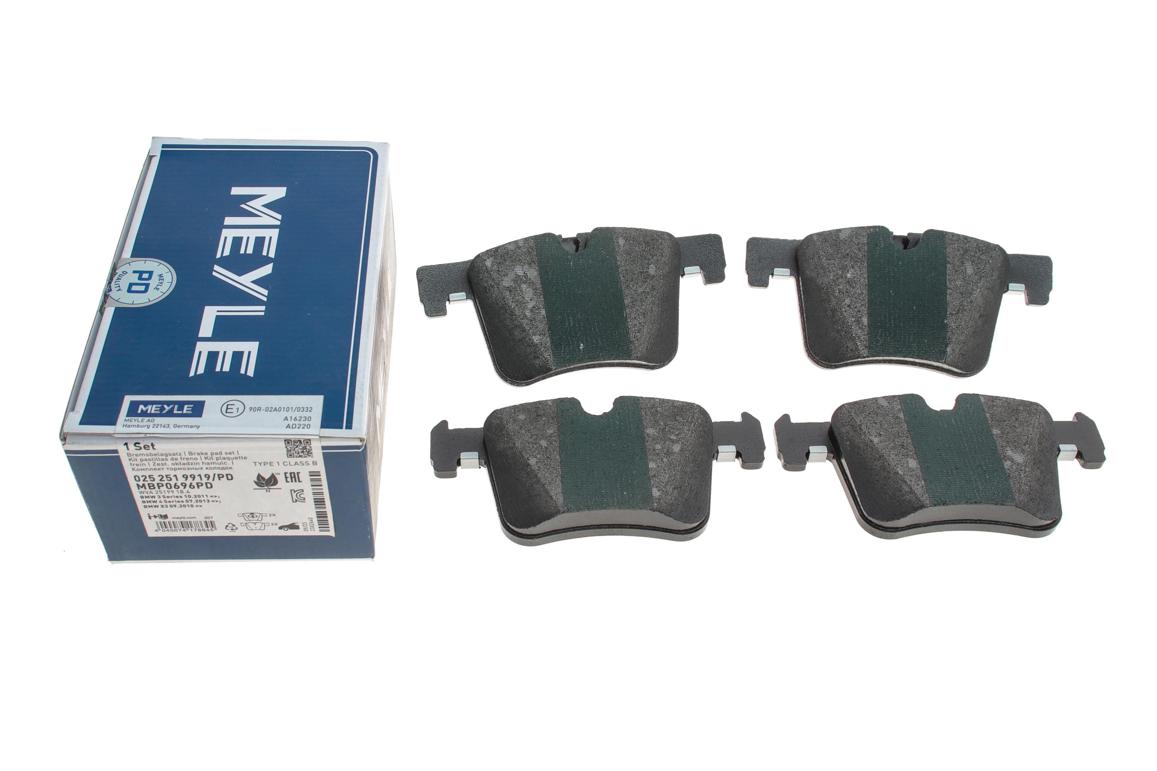 Колодки гальмівні (передні) BMW 1 (F20)/2 (F22)/3 (F30)/4 (F32) 11-