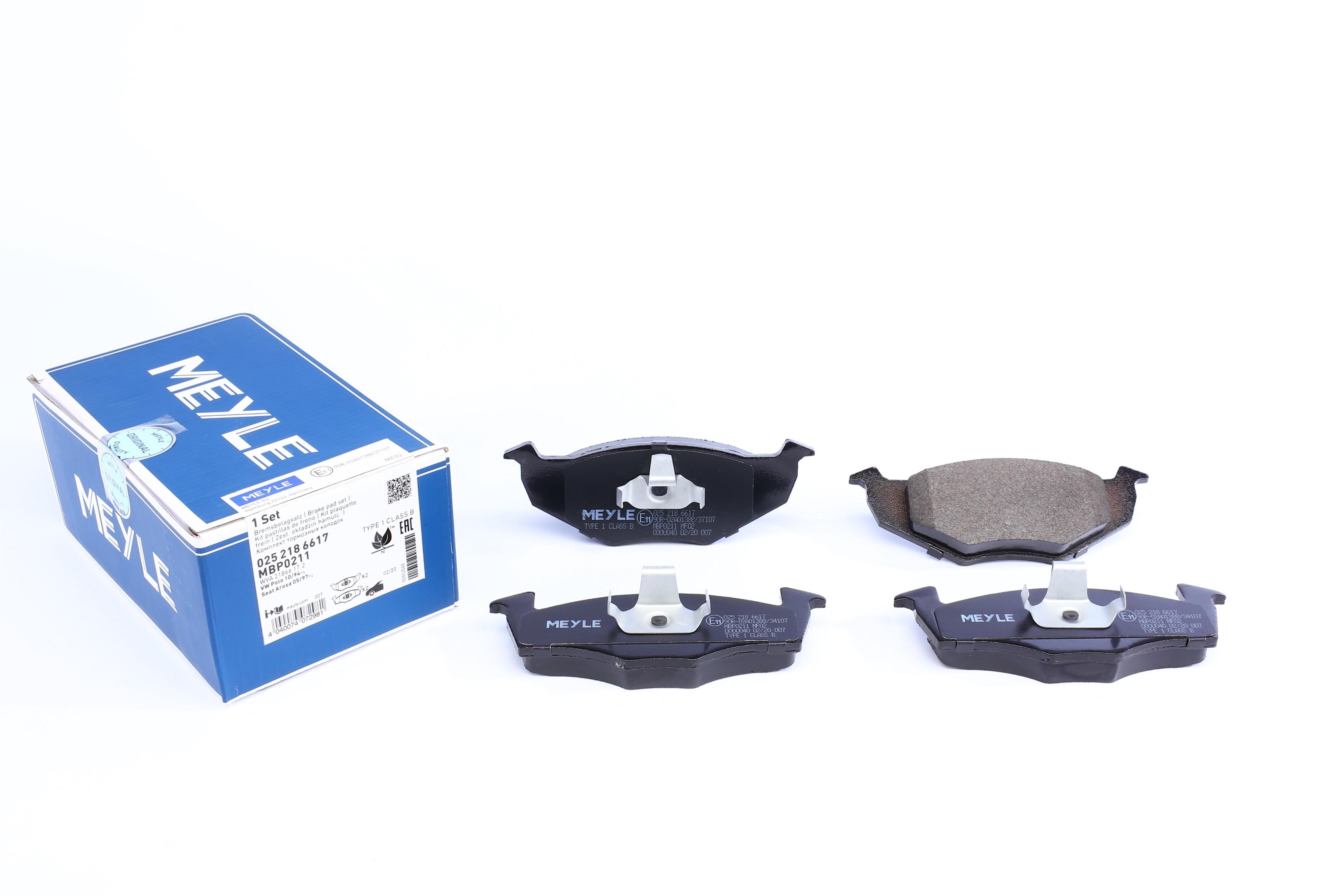 Колодки гальмівні (передні) Skoda Fabia/VW Polo 94-14