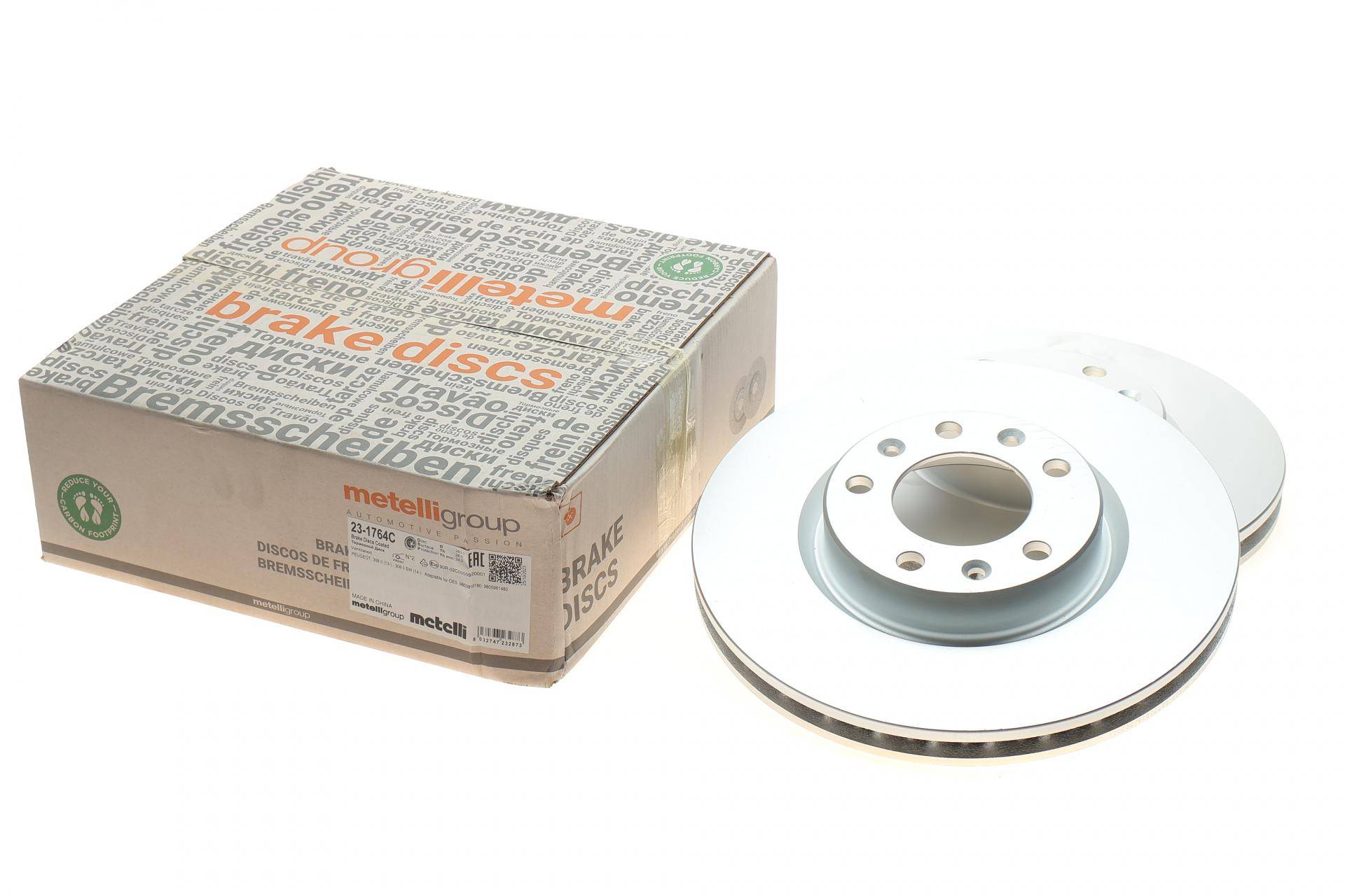 Диск гальмівний (передній) Peugeot 308 13- (283x26)