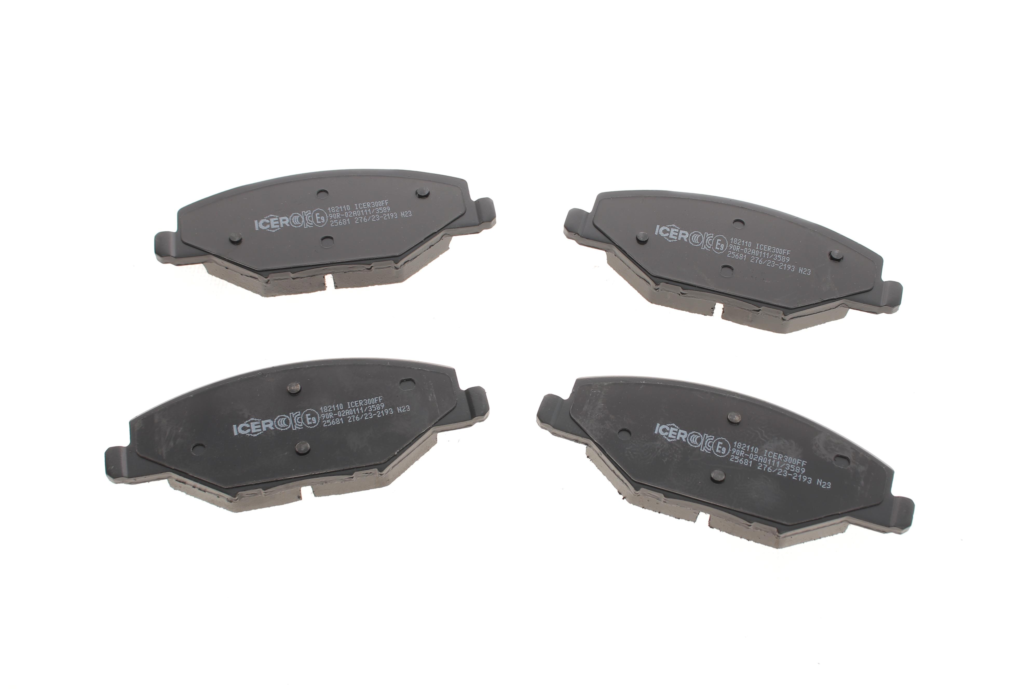 Колодки гальмівні (передні) Skoda Fabia II/III 07-/VW Polo 10-