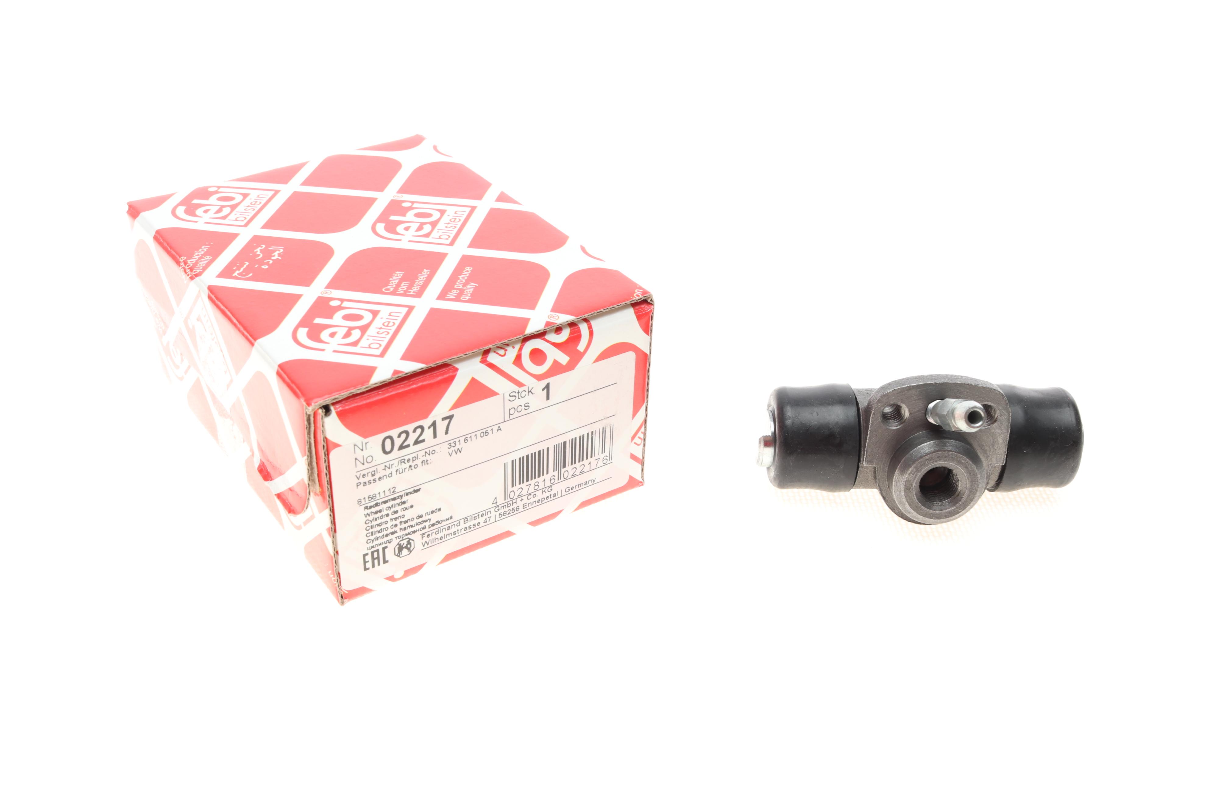 Циліндр гальмівний (задній) Audi 100/80/90/A2/VW Golf/Jetta/Passat/Polo 77-