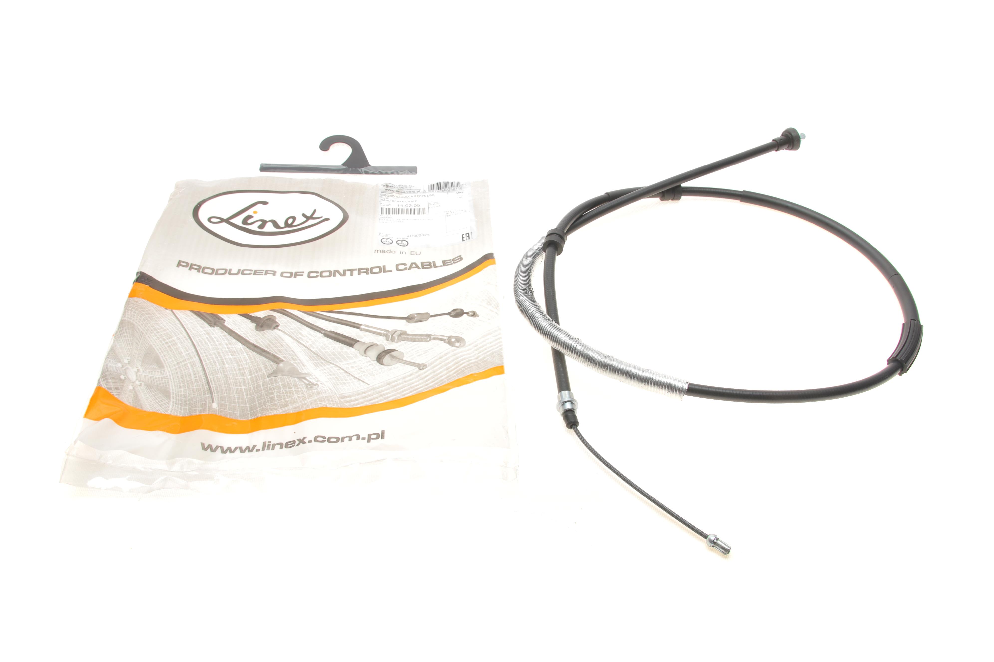 Трос ручника (задній) (L) Fiat Bravo/Stilo 01-14 (1786mm)