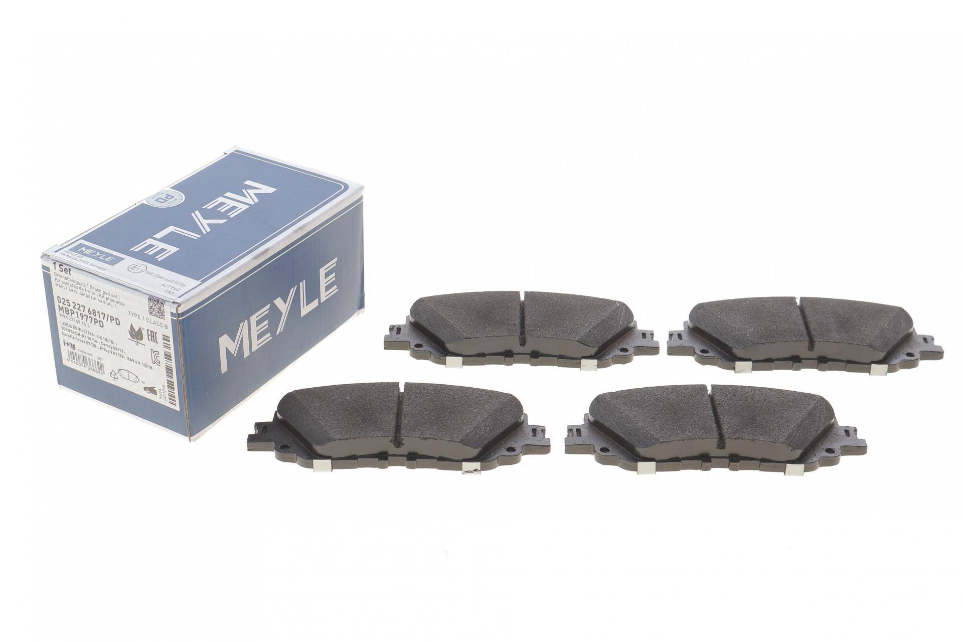 Колодки гальмівні (передні) Toyota Camry 17-/Rav4/Lexus ES/UX 18-